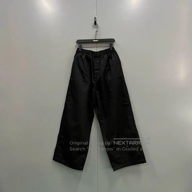 Balenciaga Black Elastic Waist Trousers.