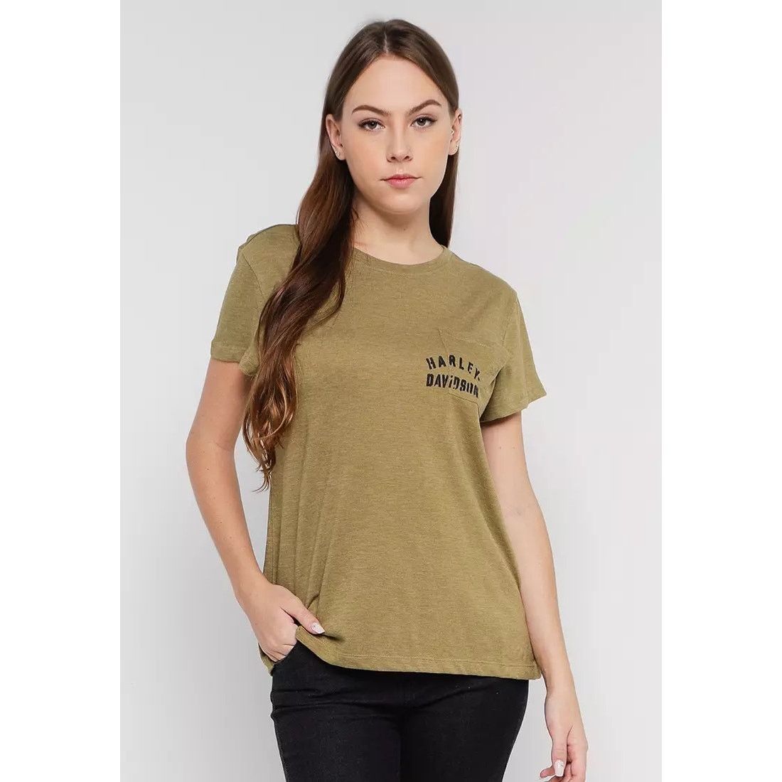 Harley Davidson Harley Davidson Women’s L T Shirt Tour Of Duty Relaxed Fit Size L / US 10 / IT 46 - 2 Thumbnail