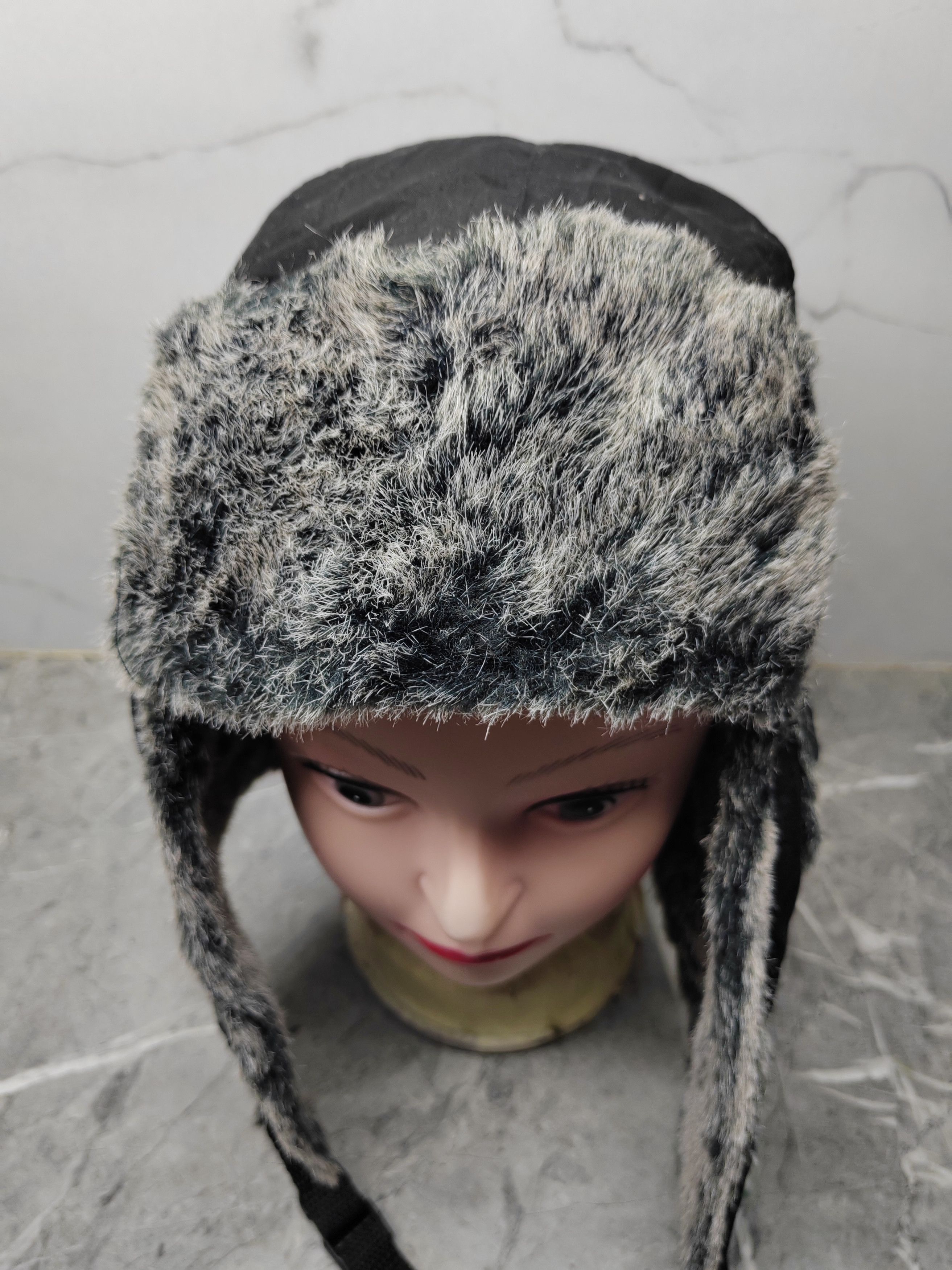 Japanese Brand Vintage Y2k Ushanka Fur Earflap Cap Hat Size ONE SIZE - 3 Thumbnail