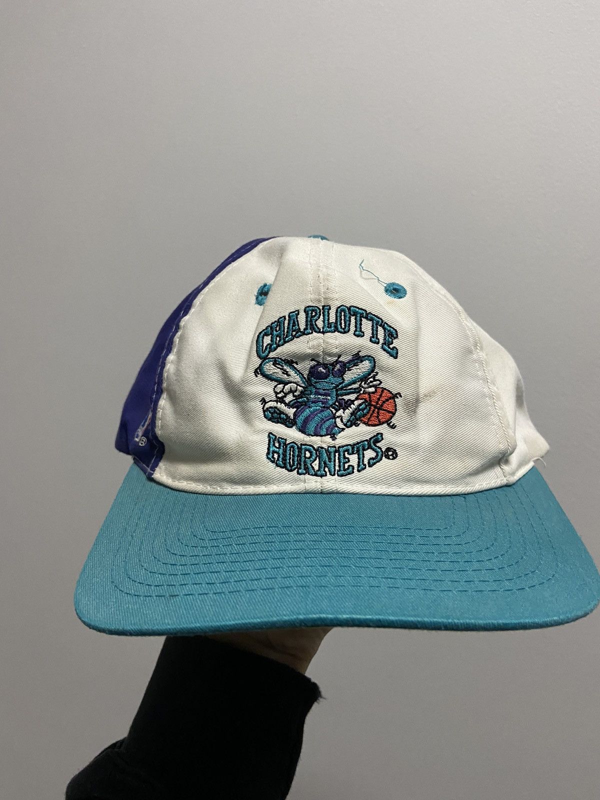 NBA × Vintage Charlotte hornets cap big logo vintage NBA Size ONE SIZE - 5 Thumbnail