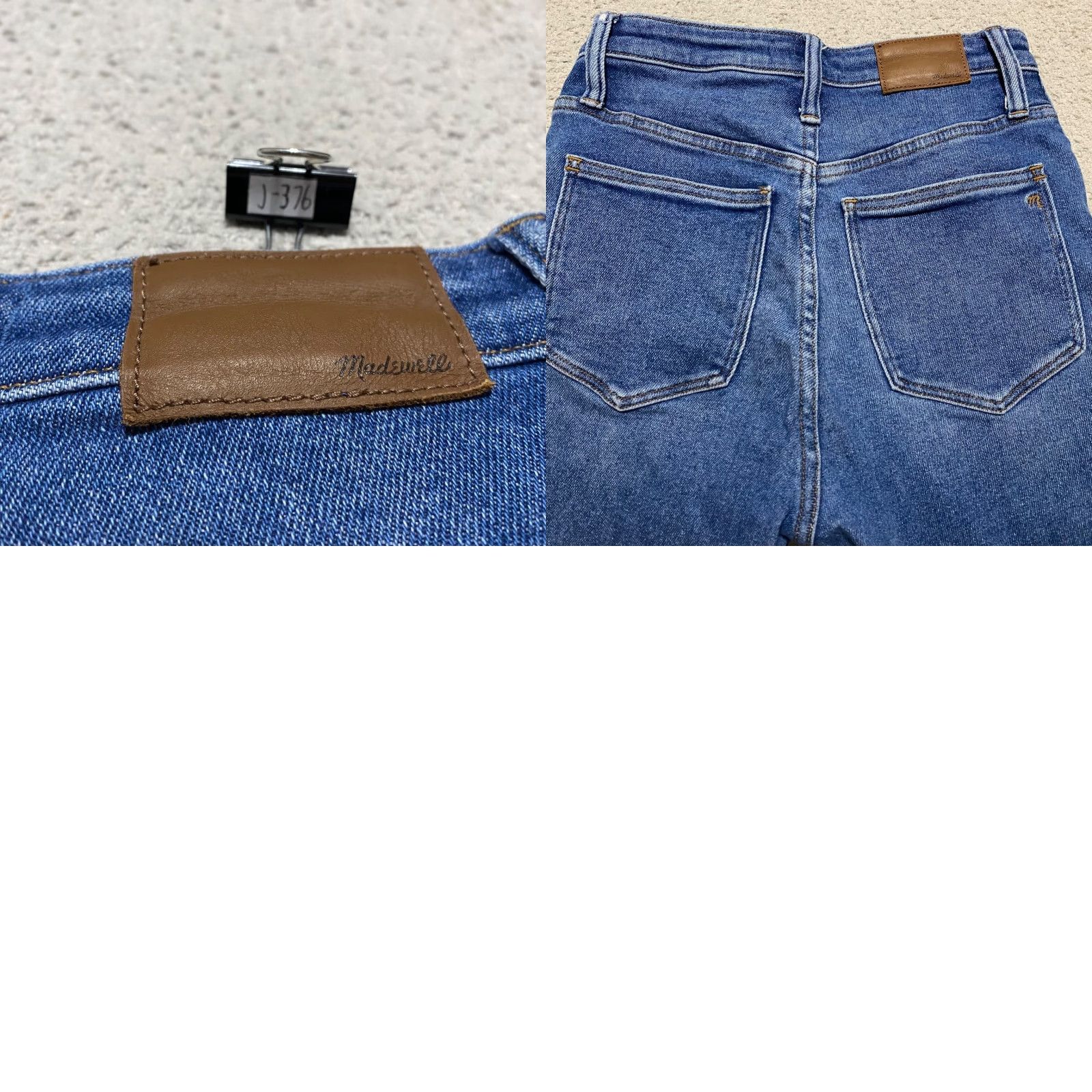 Madewell Madewell Jeans Womens 25P Blue Denim Medium Wash Curvy High Rise Stovepipe 5-Pocket Denim Jeans Womens Size 42" / US 20 - 9 Thumbnail