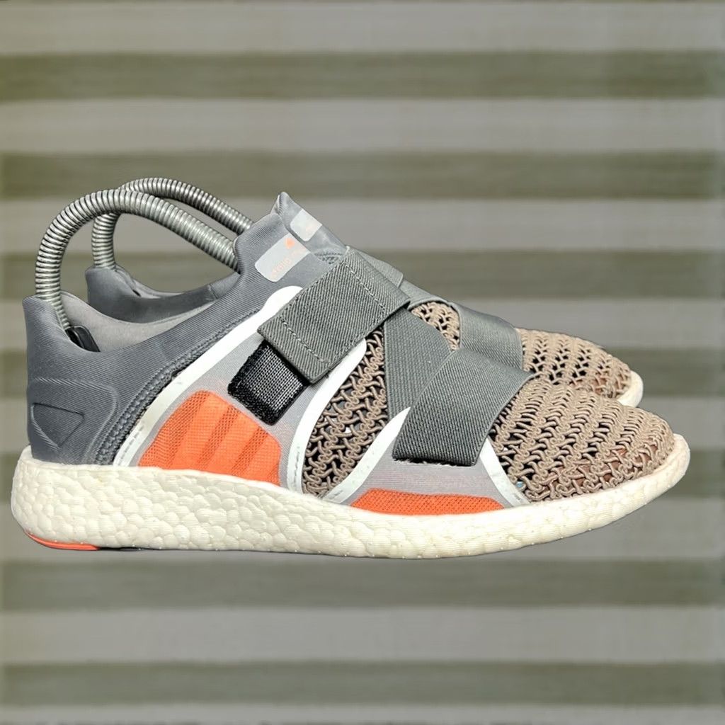 Adidas Adidas Stella McCartney x Pureboost Brown Stone Women Size 6.5 Gray Shoes Mens Womens Girls Boys Size US 7 / IT 37 - 1 Thumbnail