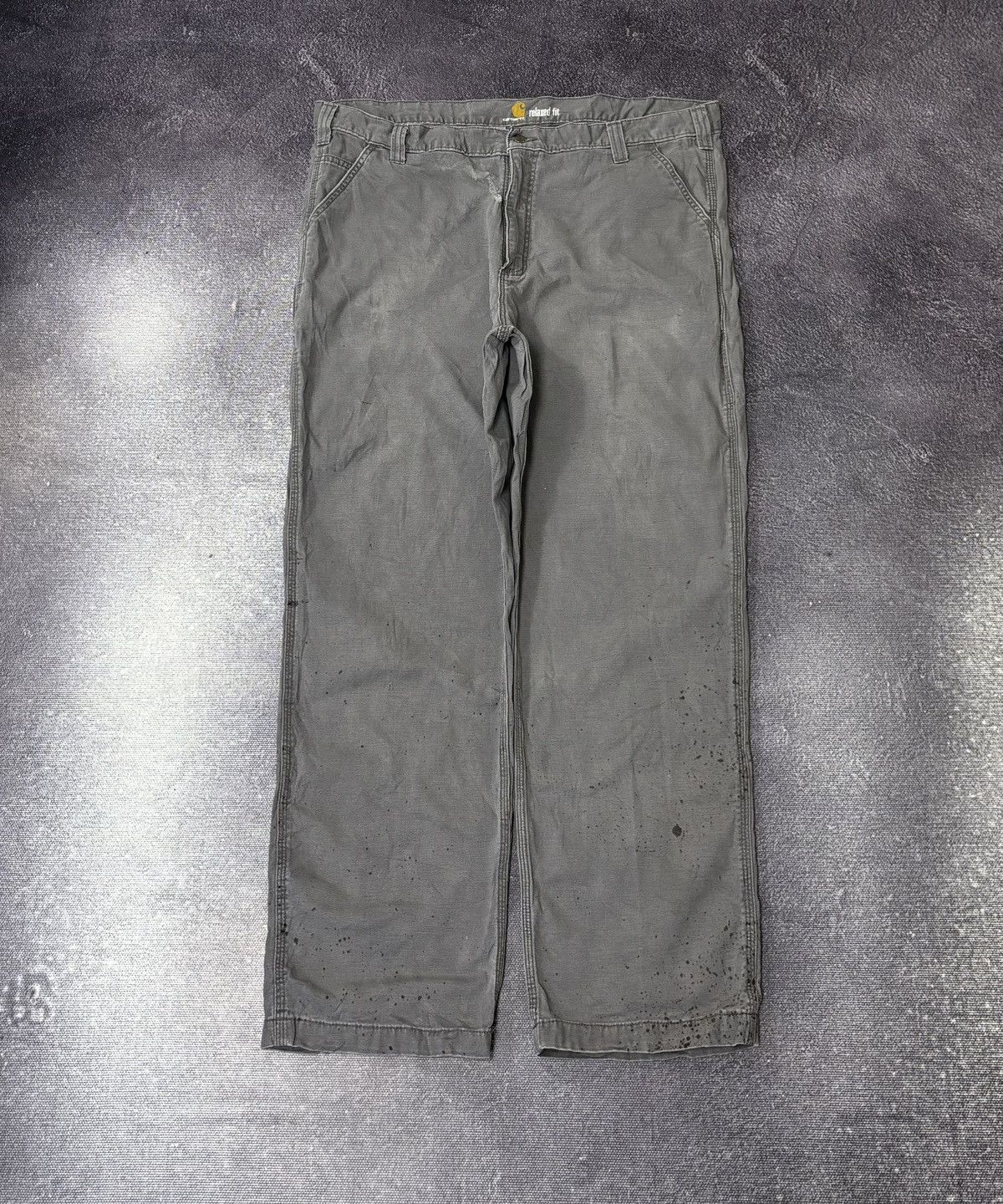 Carhartt Vintage Carhartt USA Workwear Gray Baggy Carpenter Pants Size US 42 / EU 58 - 2 Thumbnail