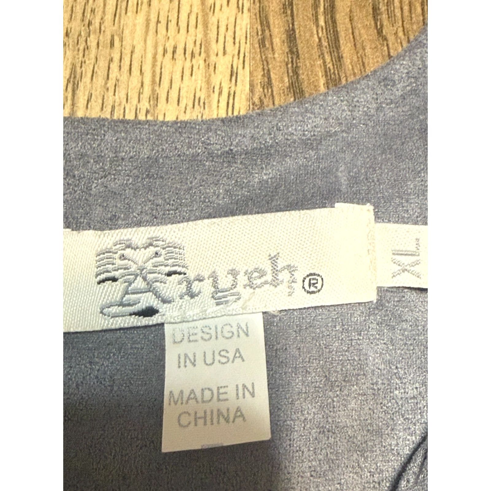 Vintage Aryeh Dress Women's XL Gray Long Sleeve A-Line Flared Sleeve Dress Size XL / US 12-14 / IT 48-50 - 5 Thumbnail