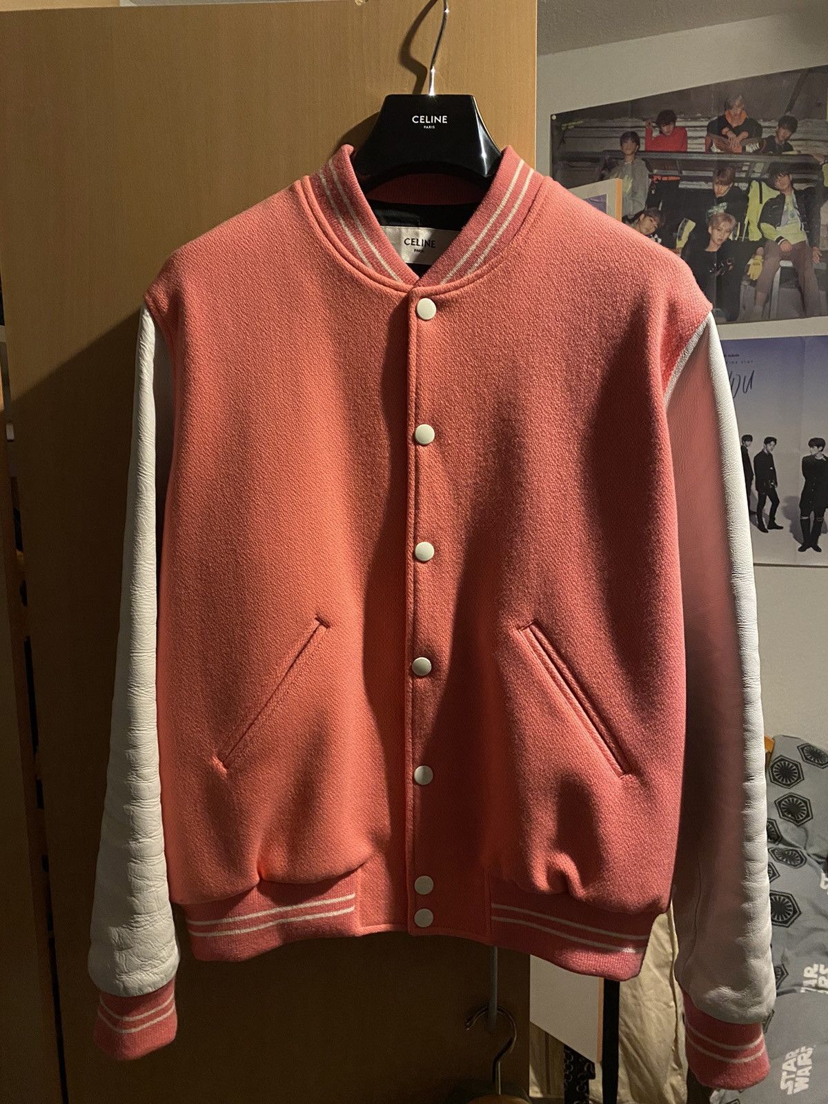 CELINE - Embroidered Virgin Wool blend jacket