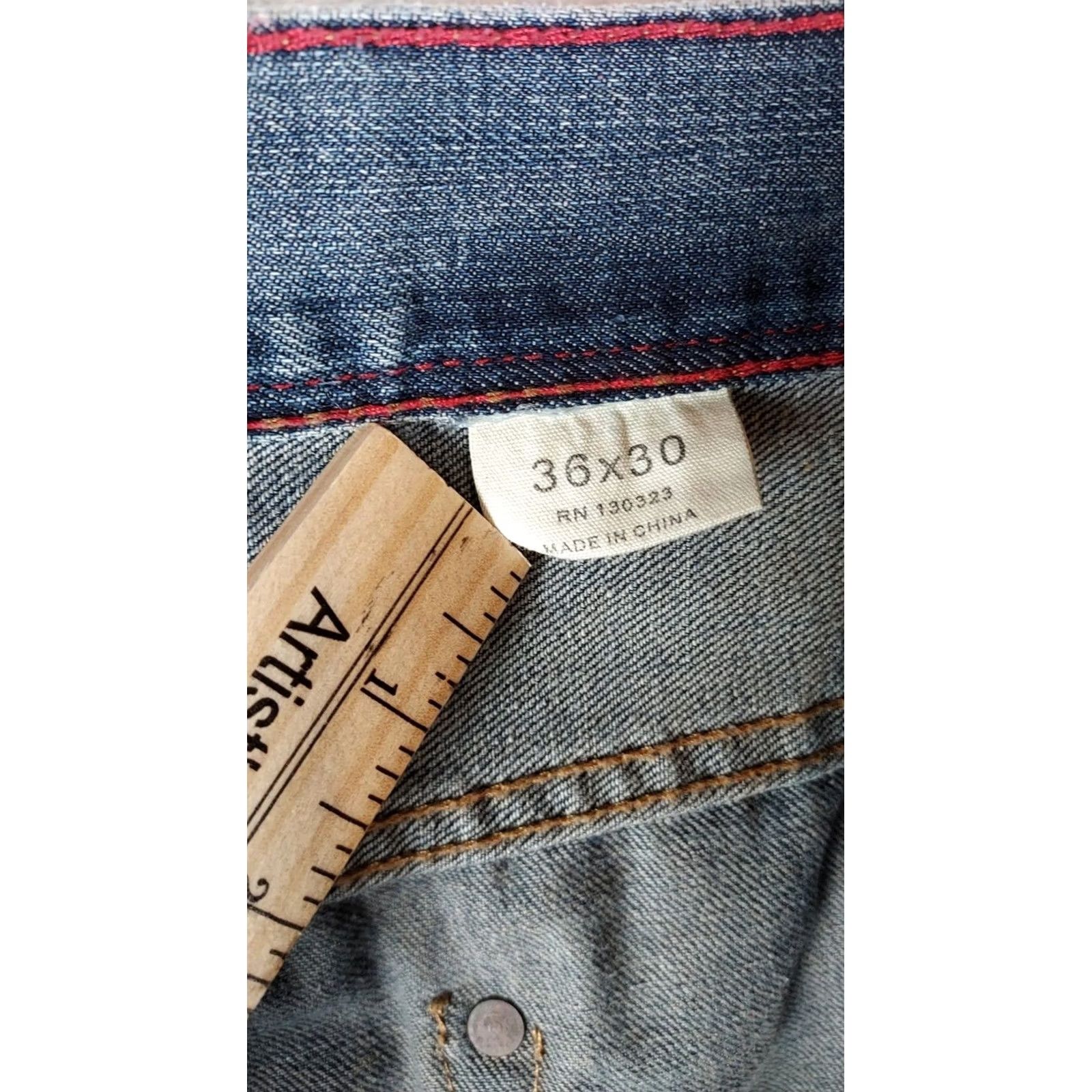 Sean John Sean John Hamilton Relaxed Fit Jeans Men’s 36x30 Blue Denim Jeans Men 36 Blue Denim 5-Pocket Logo Slim Straight Modern Size US 36 / EU 52 - 7 Thumbnail