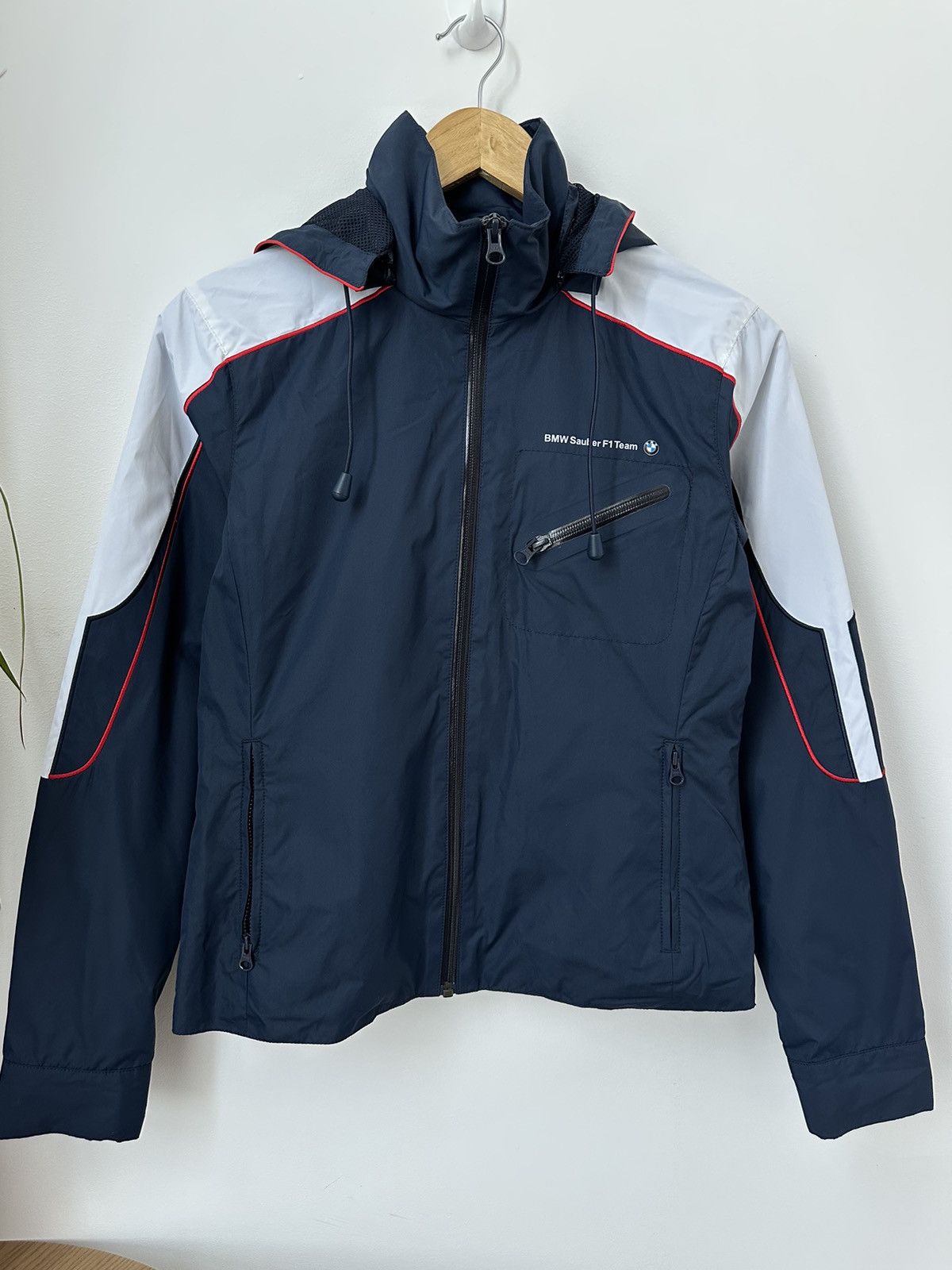 BMW Vintage BMW Sauber F1 Team Blue Racing Women Jacket Size US S / EU 44-46 / 1 - 6 Thumbnail