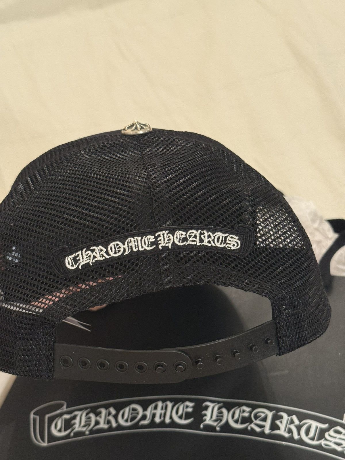 Chrome Hearts Chrome Hearts Cemetery Camo Cross Trucker Hat Size ONE SIZE - 4 Thumbnail