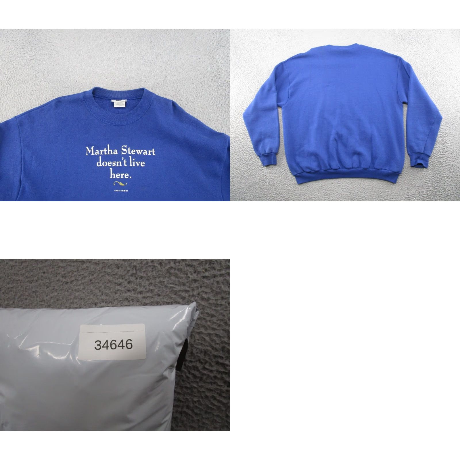 Lee Martha Stewart Doesn't Live Here 90s Y2K Cooking Parody Comedy Sweatshirt XL Size US XL / EU 56 / 4 - 9 Thumbnail