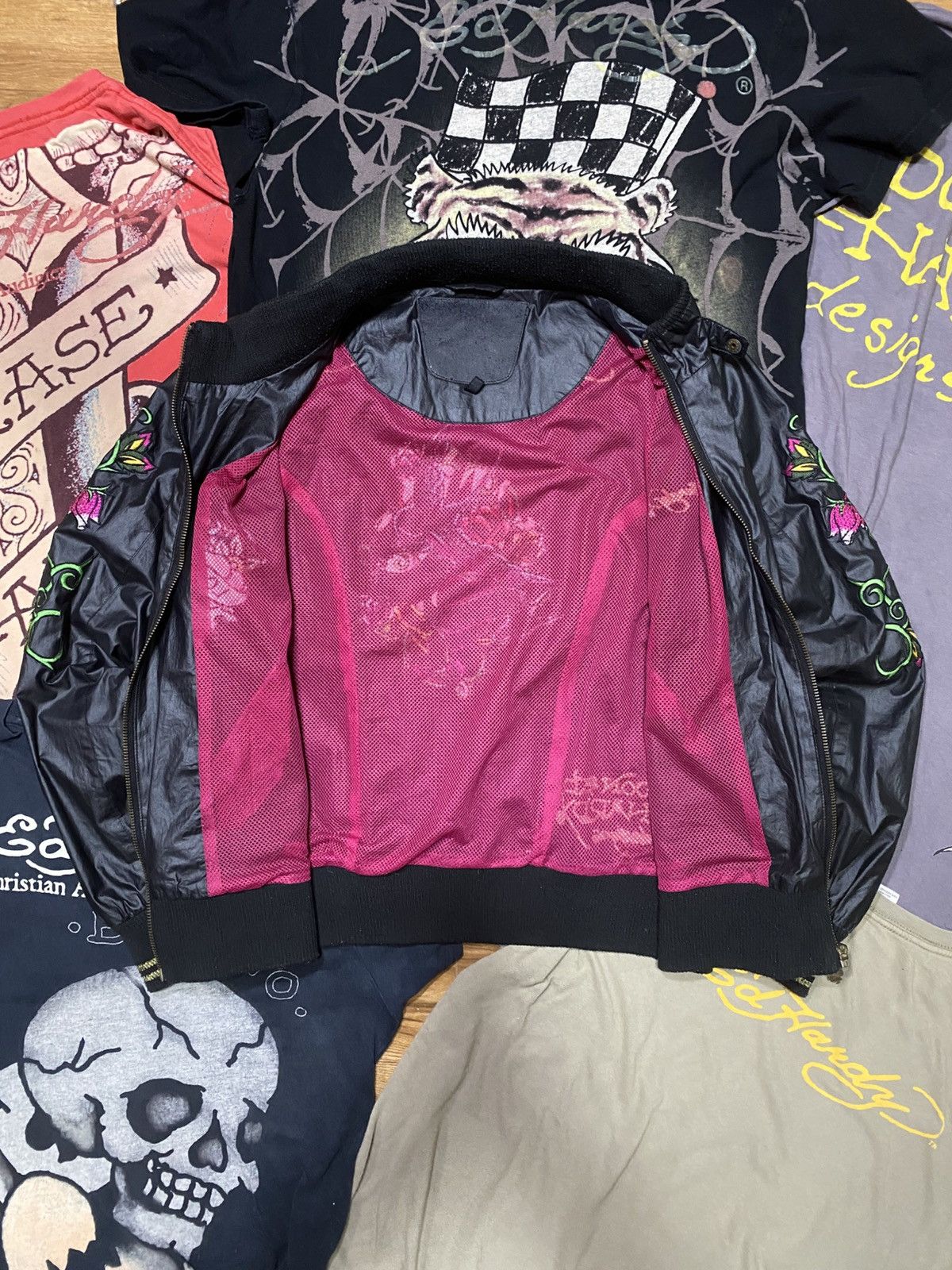 Christian Audigier × Ed Hardy Ed hardy leather jacket Size M / US 6-8 / IT 42-44 - 5 Thumbnail