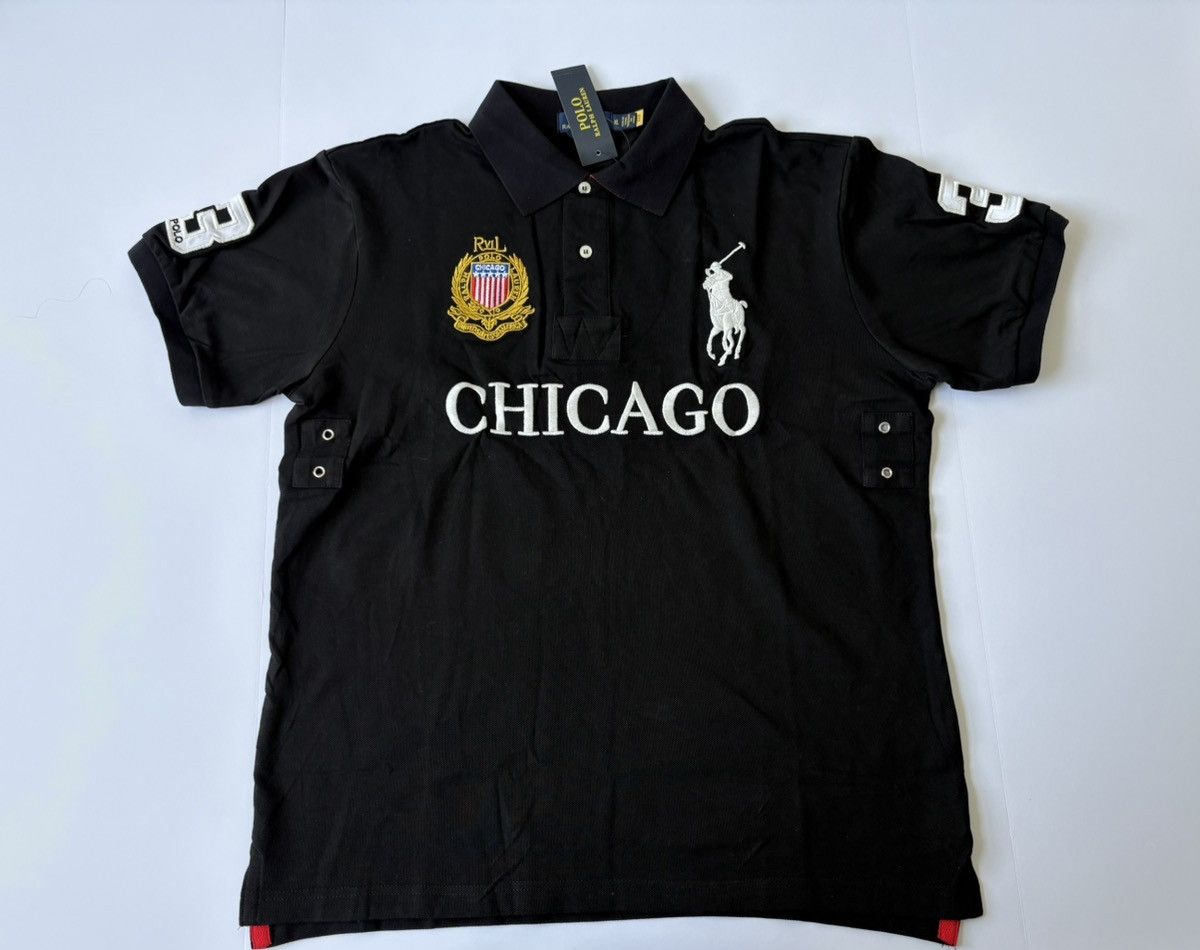 Polo Ralph Lauren Black Chicago Polo Ralph Lauren Shirt XL Size US XL / EU 56 / 4 - 1 Thumbnail