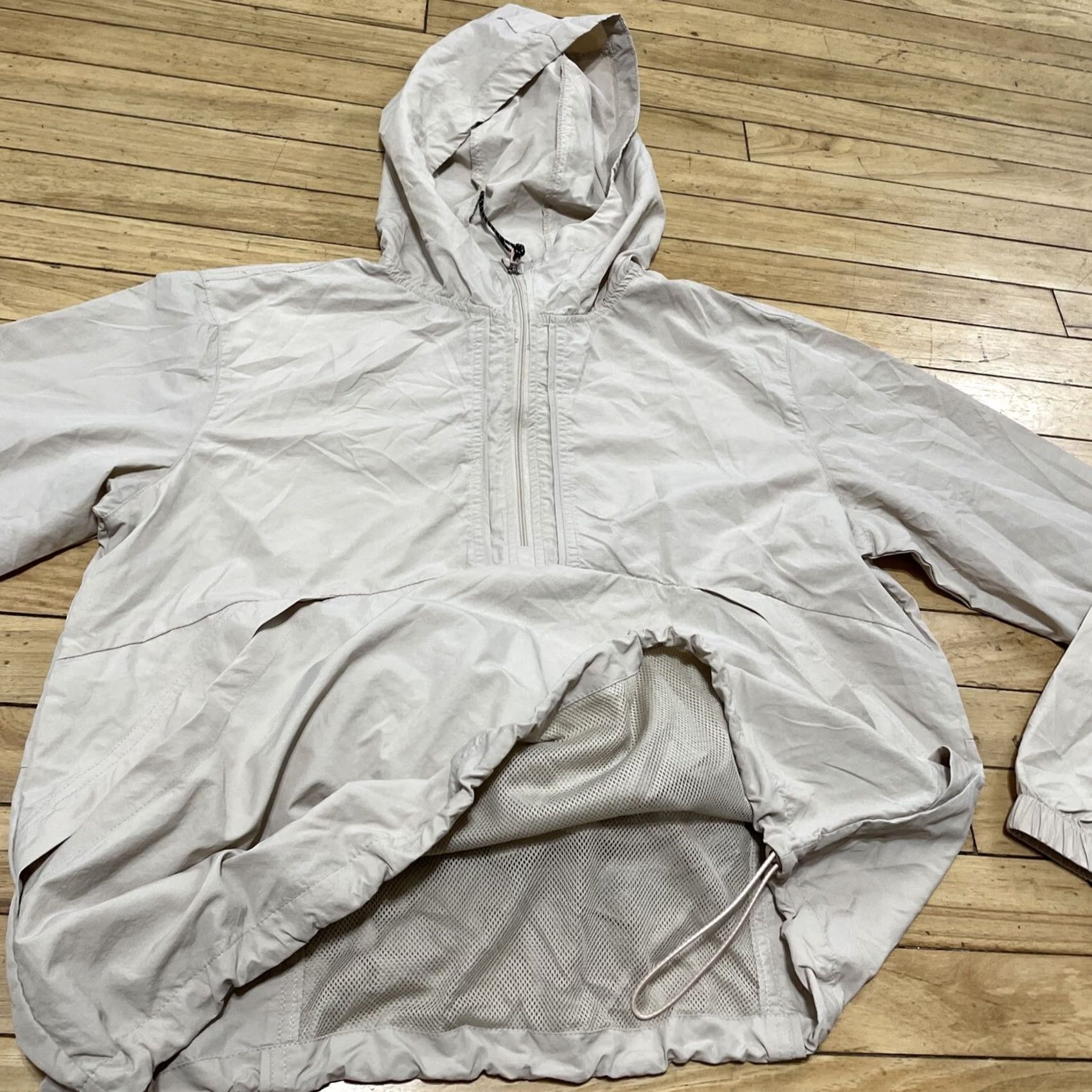 Avalanche VINTAGE Avalanche Windbreaker Jacket Women L Gray UL Packable Belt Climb Hike Gorp NEW Size L / US 10 / IT 46 - 5 Thumbnail