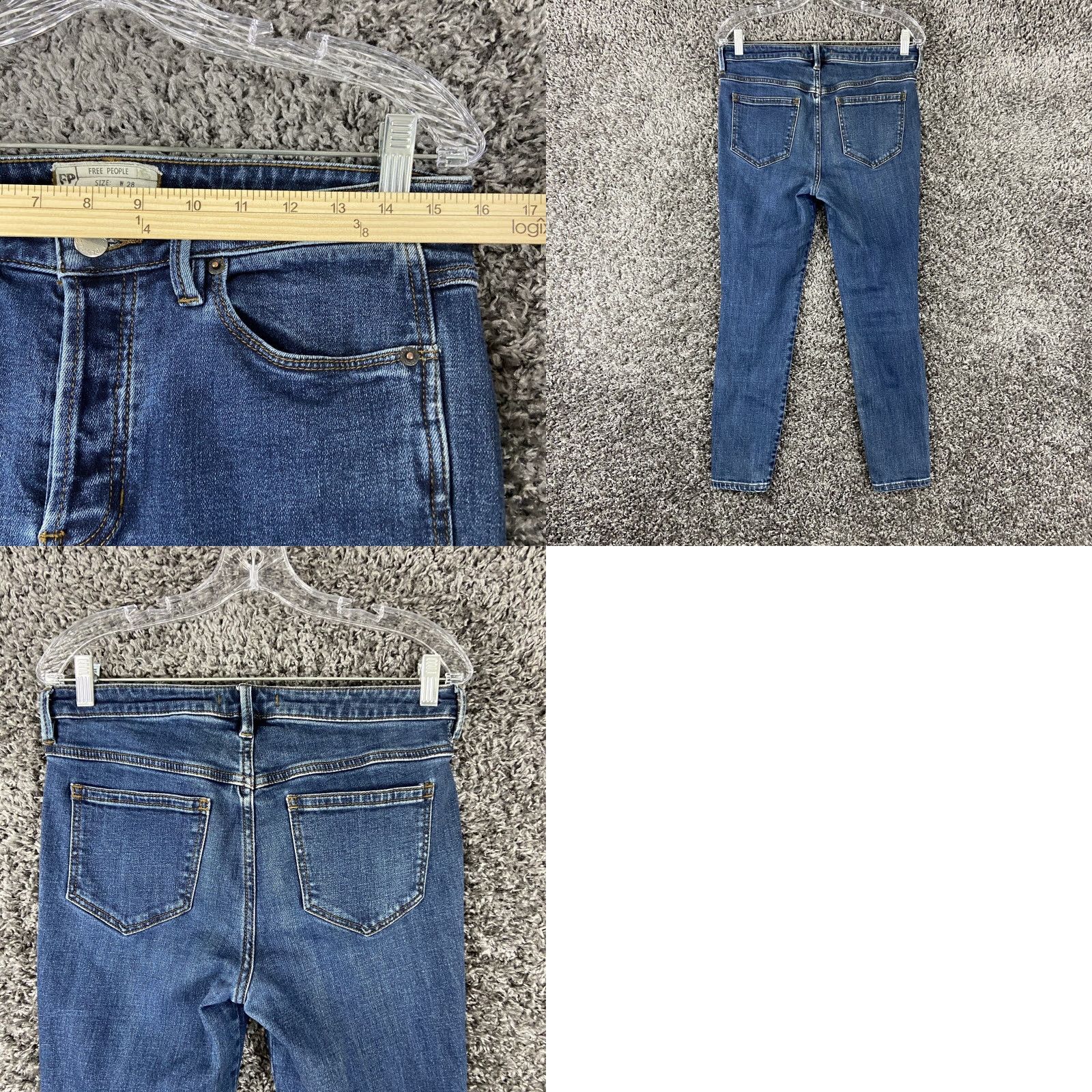 Free People Free People Skinny Jeans Blue Women’s Size 28 Size 28" / US 6 / IT 42 - 8 Thumbnail