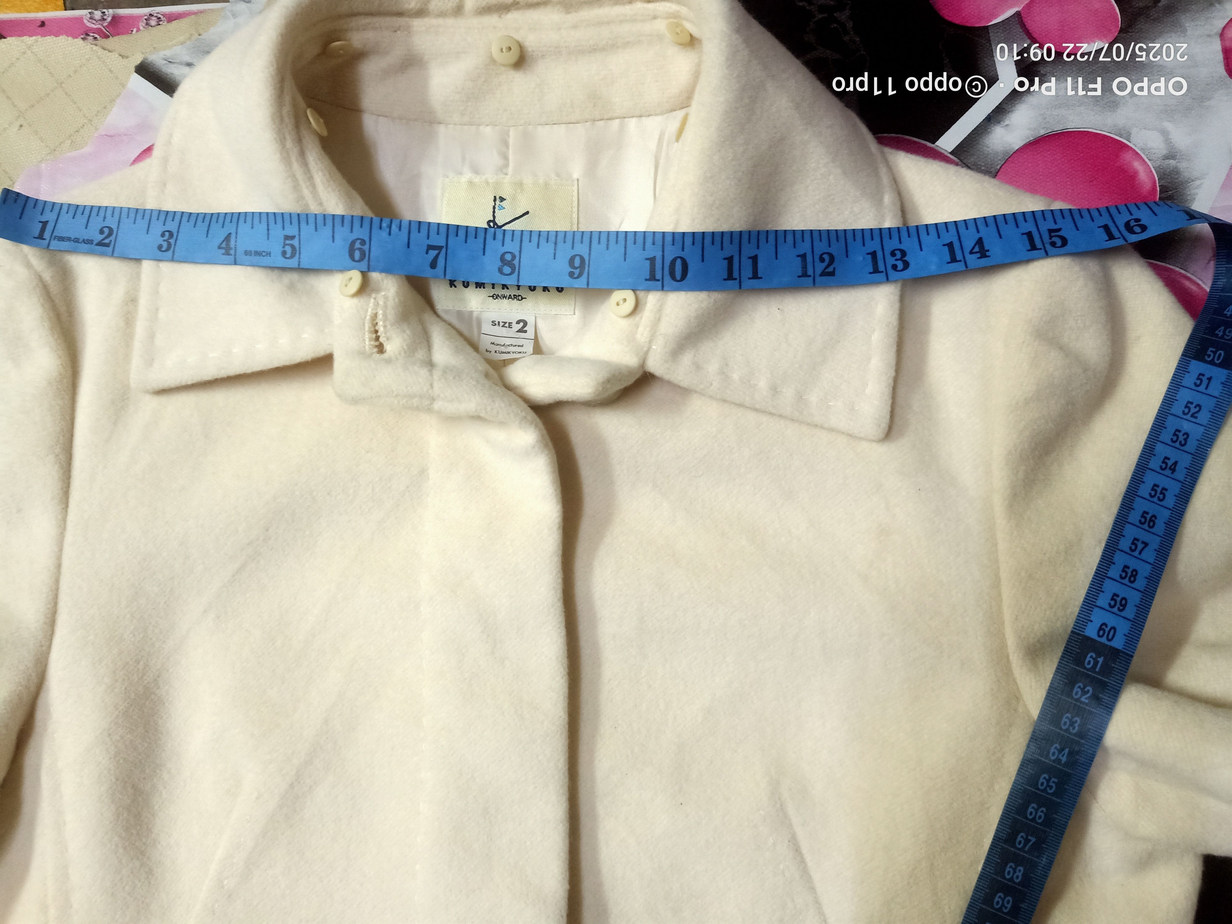 Le Grande Bleu (L.G.B.) 🌟 Kumikyoku Long Coat Onward Wool 🌟 Size S / US 4 / IT 40 - 8 Thumbnail