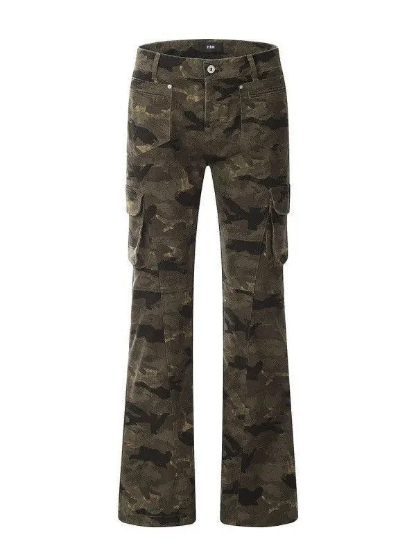 Japanese Brand Retro camouflage pocket jeans Size US 32 / EU 48 - 4 Thumbnail
