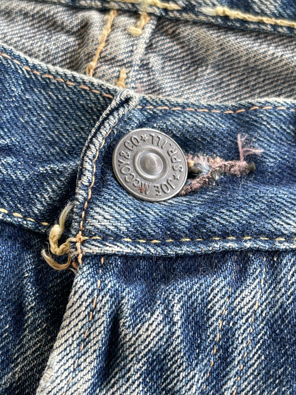 The Real McCoy's Joe McCOY Patchwork Selvedge Denim Size US 32 / EU 48 - 16 Thumbnail