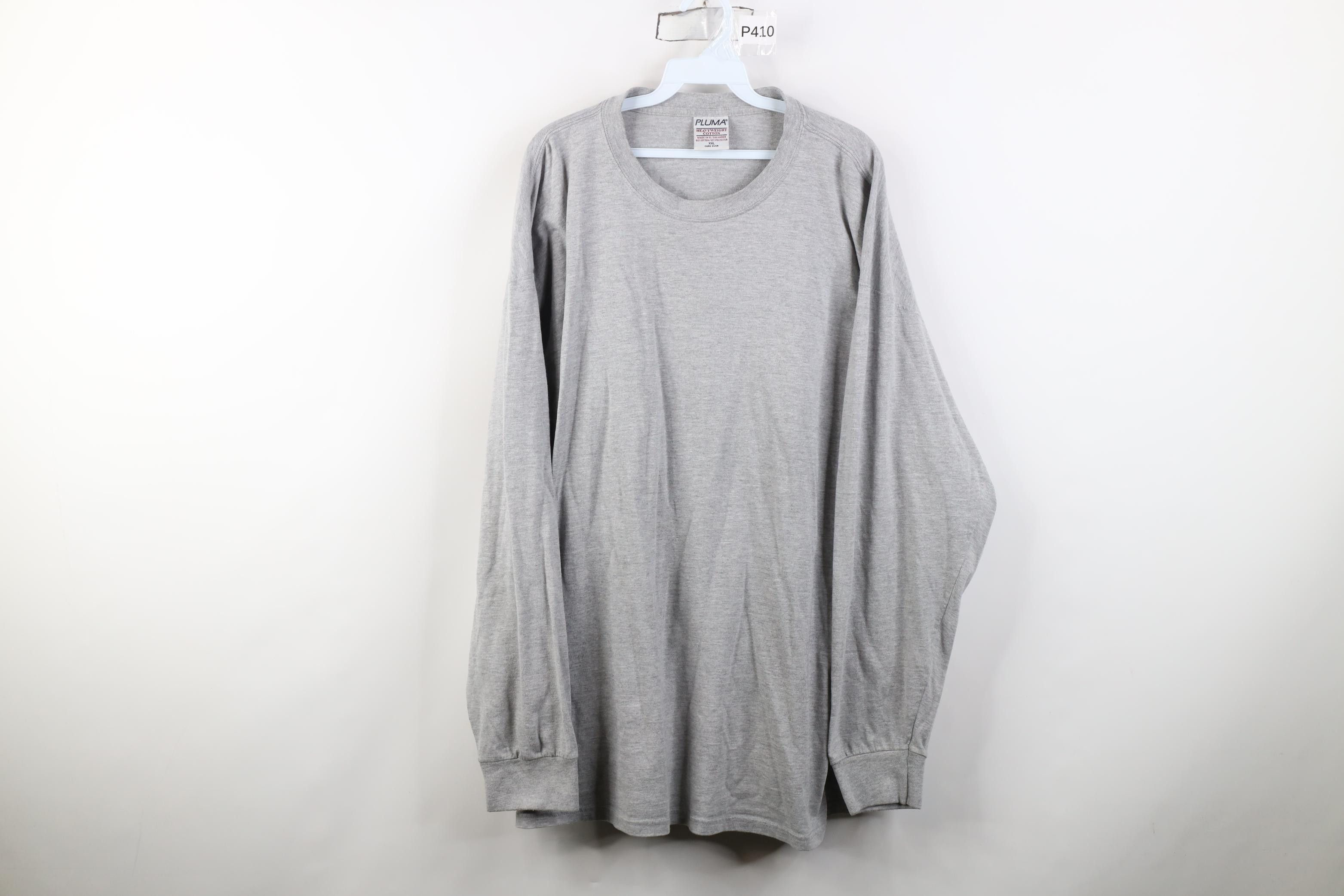 Vintage Vintage 90s Y2K Streetwear Heavyweight Long Sleeve T-Shirt Size US XXL / EU 58 / 5 - 1 Thumbnail