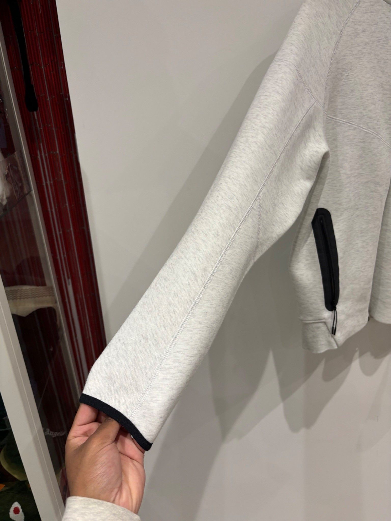 Nike Nike Tech Fleece Windrunner Full-Zip Hoodie Birch Heather Size US M / EU 48-50 / 2 - 2 Thumbnail