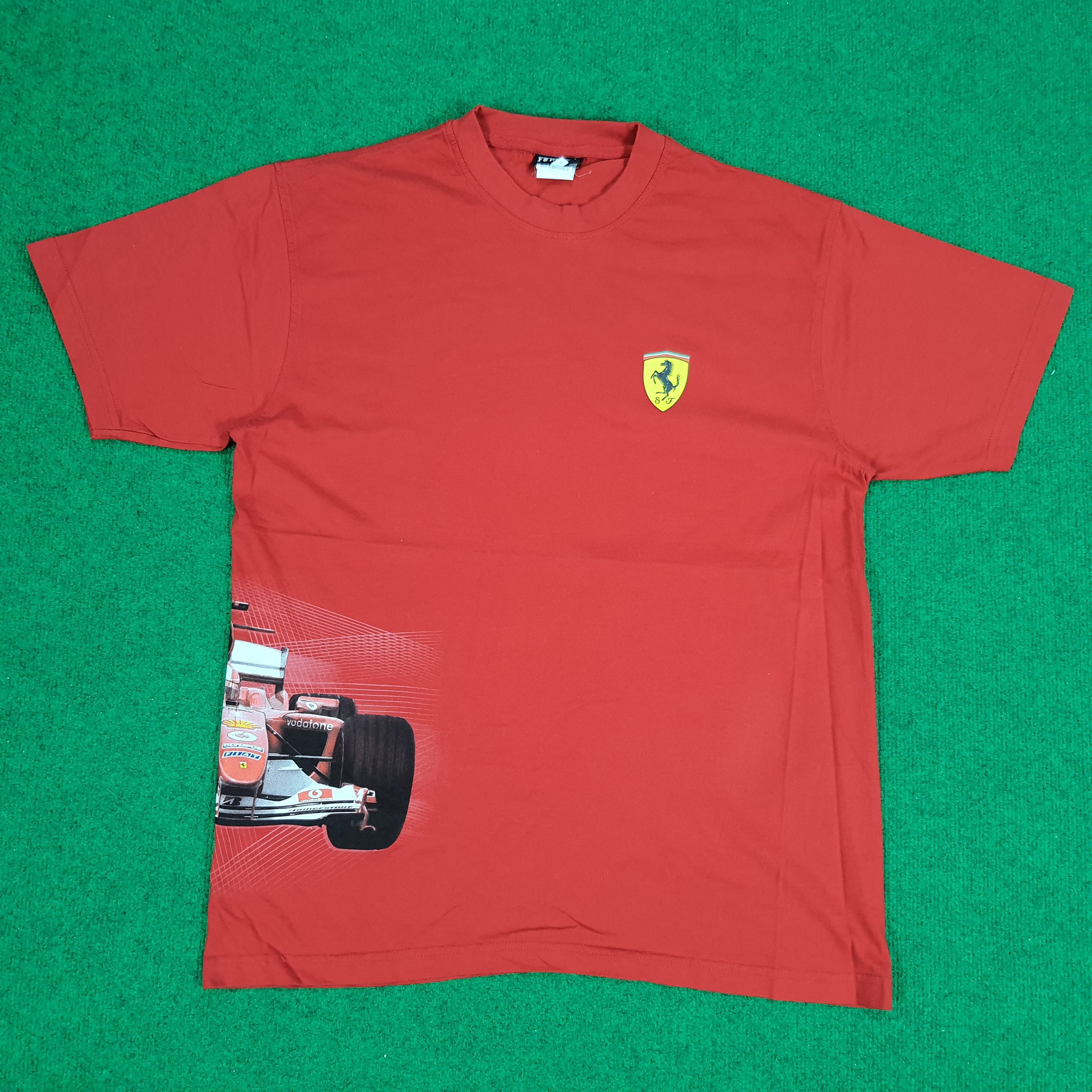 Ferrari × Vintage Vintage F1 Ferrari Racing Motorsports Formula 1 Tshirt Size US L / EU 52-54 / 3 - 1 Thumbnail
