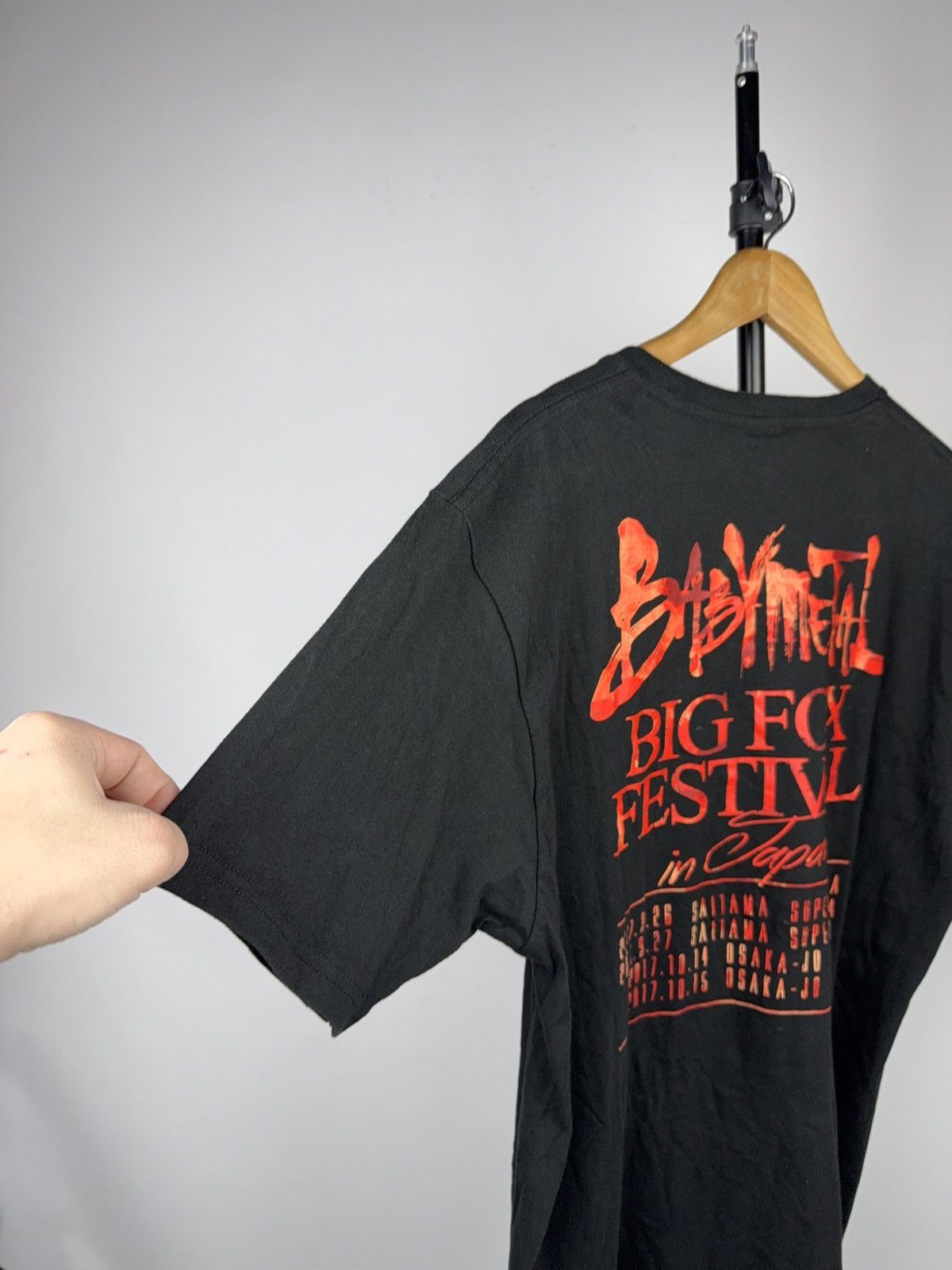 Band Tees Babymetal Big Fox Festival Japan 2017 Tour Rock Tee XXL Size US XXL / EU 58 / 5 - 16 Thumbnail