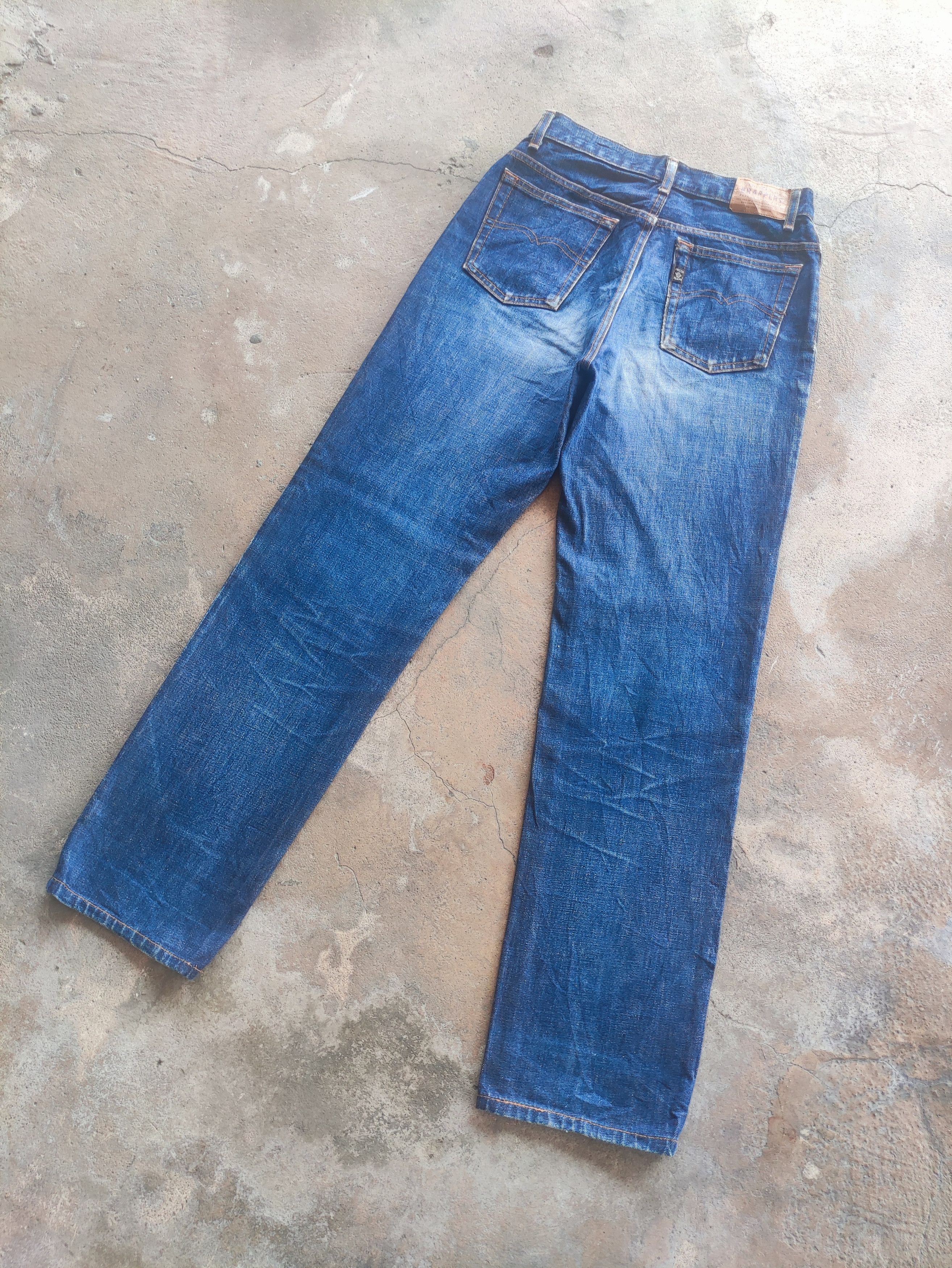 Japanese Brand × Jean Vintage Japanese Brappers Faded Denim Pants W29x30 Size US 29 - 8 Thumbnail
