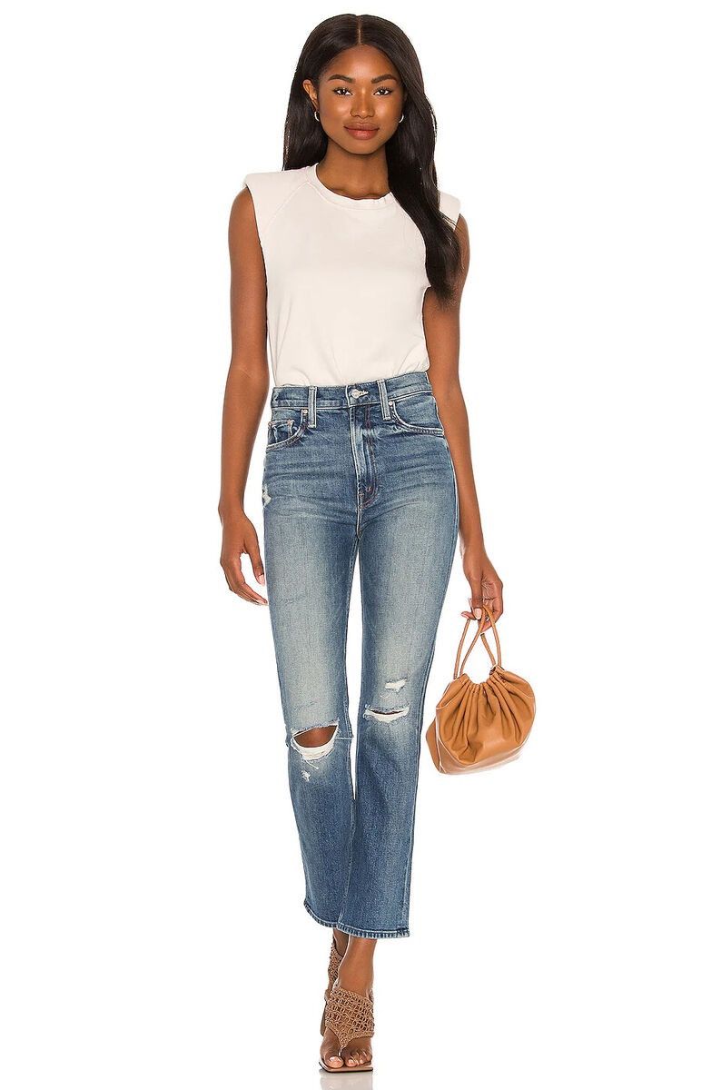 MOTHER Mother Denim High Waisted Rider Ankle 28 Size 28" / US 6 / IT 42 - 16 Thumbnail