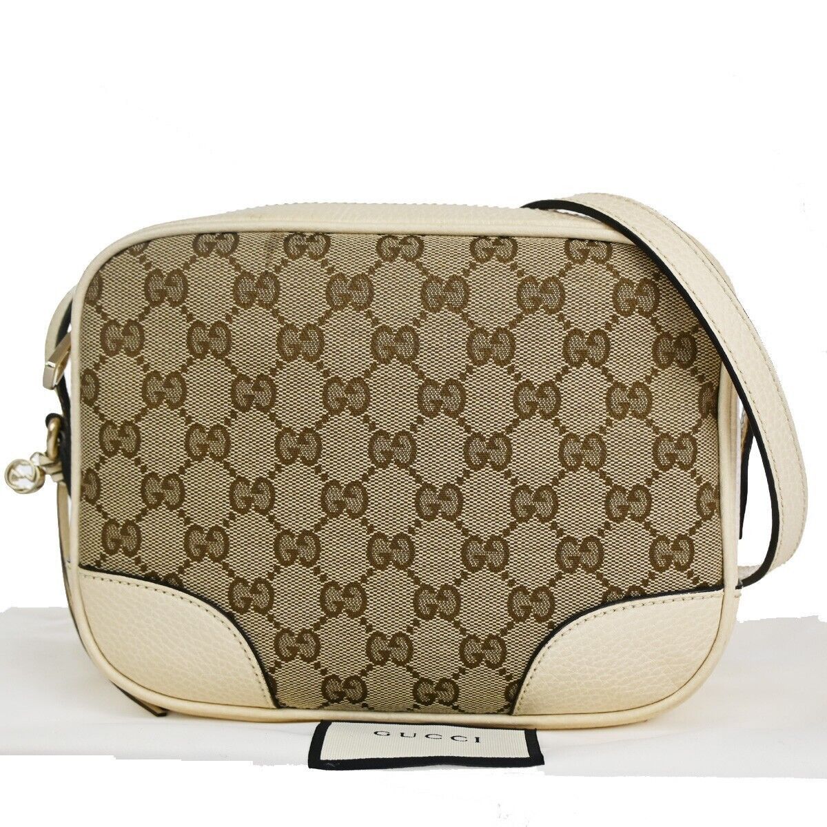 Gucci Bree Beige Canvas Shoulder Bag (Pre-Owned) Size ONE SIZE - 1 Thumbnail