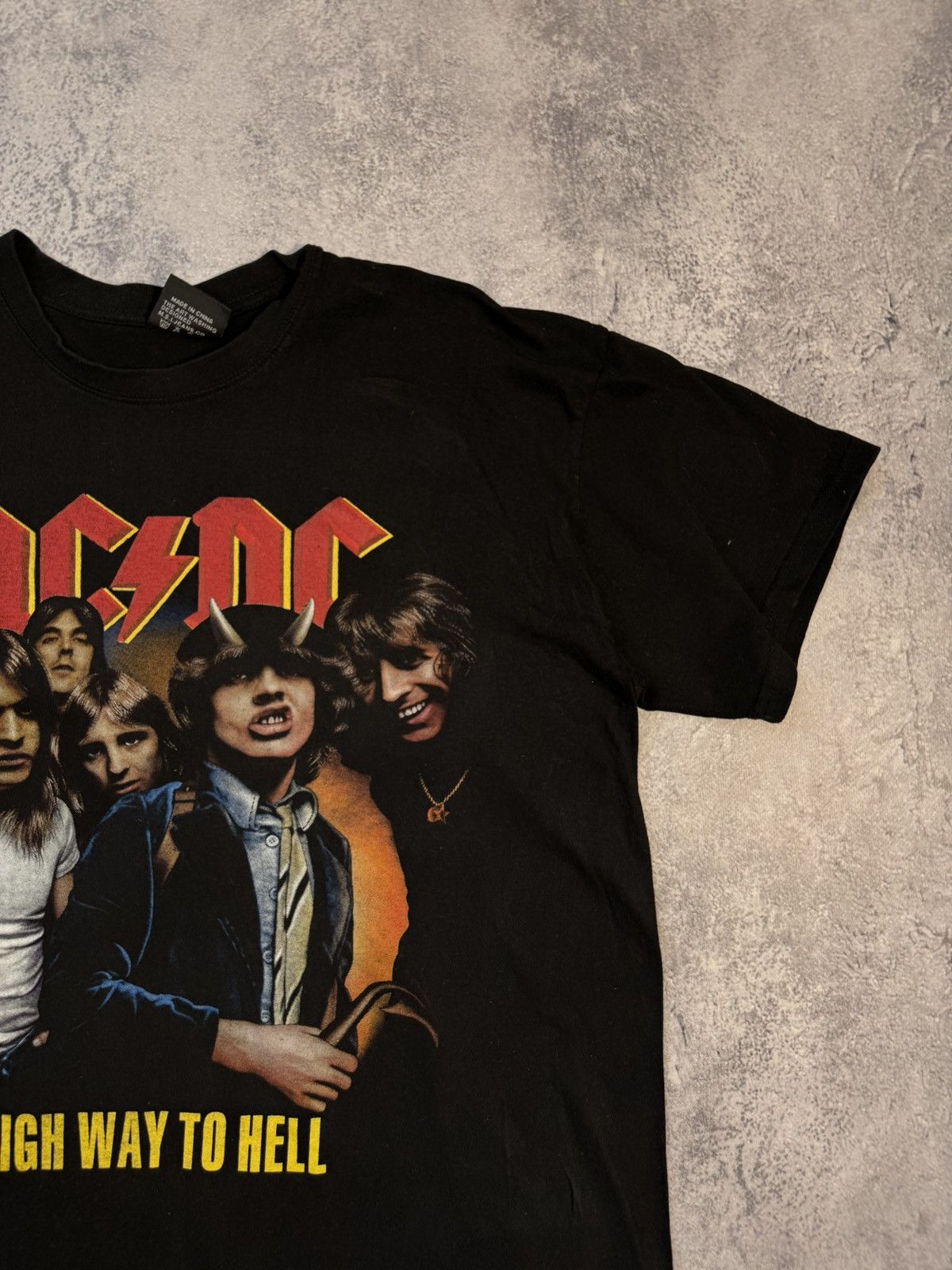 AC/DC × Band Tees × Vintage Vintage ACDC Highway To Hell Graphic Big Logo Black T Shirt Size US XXL / EU 58 / 5 - 3 Thumbnail