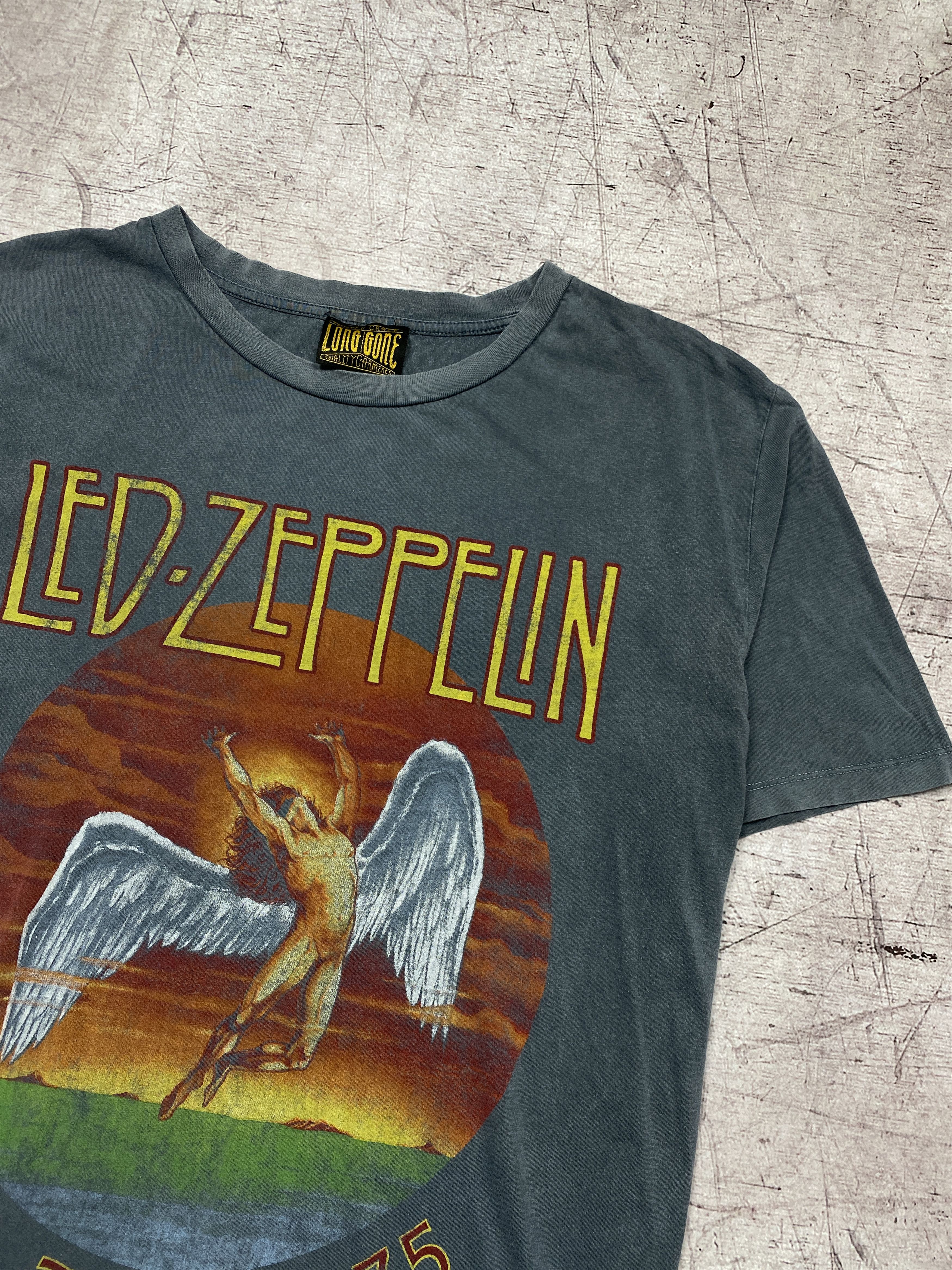 Led Zeppelin × Vintage Led Zeppelin Vintage Mens Rock Band T-Shirt Size US M / EU 48-50 / 2 - 2 Thumbnail