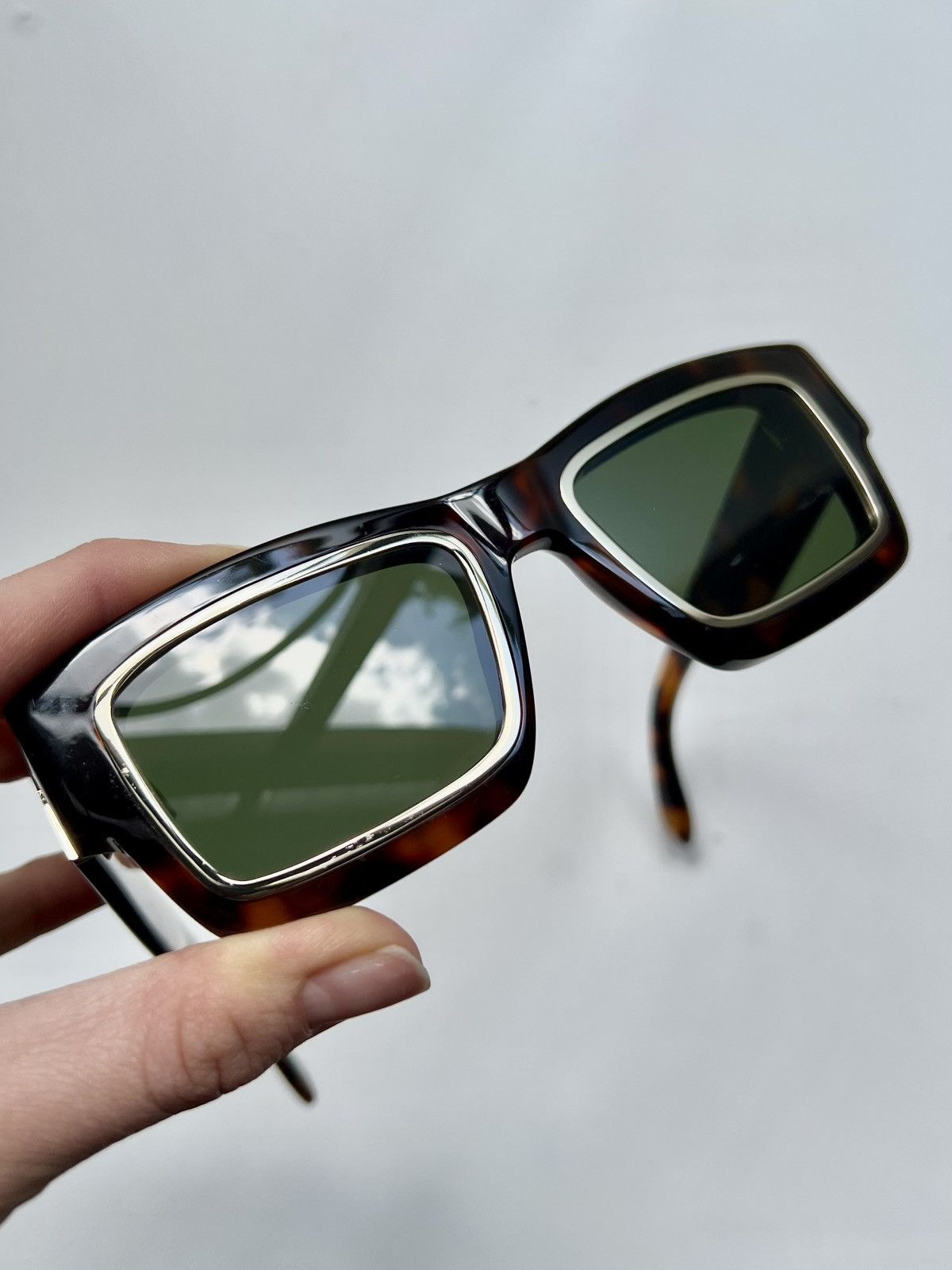 Palm Angels Palm Angels Raymond Sunglasses – Tortoiseshell Size ONE SIZE - 1 Thumbnail