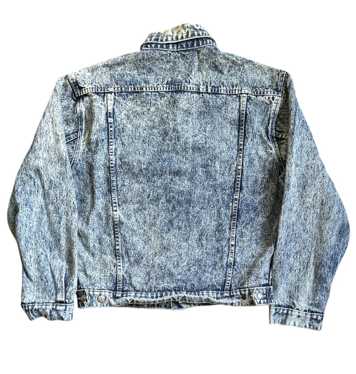 Vintage Vintage White House Denim Acid Wash Jean Jacket Size: XL Size US XL / EU 56 / 4 - 2 Thumbnail