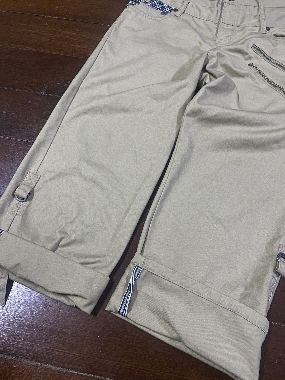 Designer × Japanese Brand Fire 🔥🔥 japanes brand pants short zipper double waist design Size US 36 / EU 52 - 8 Thumbnail