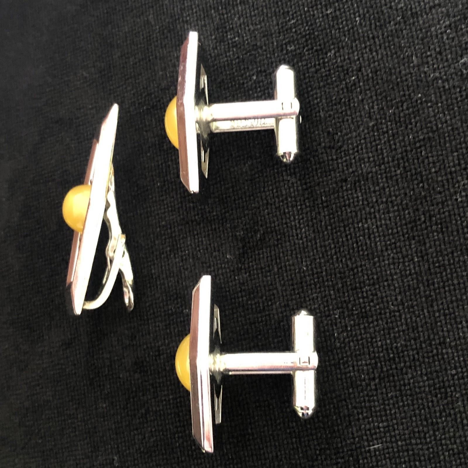 Other Hickok Mid century Cufflink & Tie Clip Set Size ONE SIZE - 6 Thumbnail