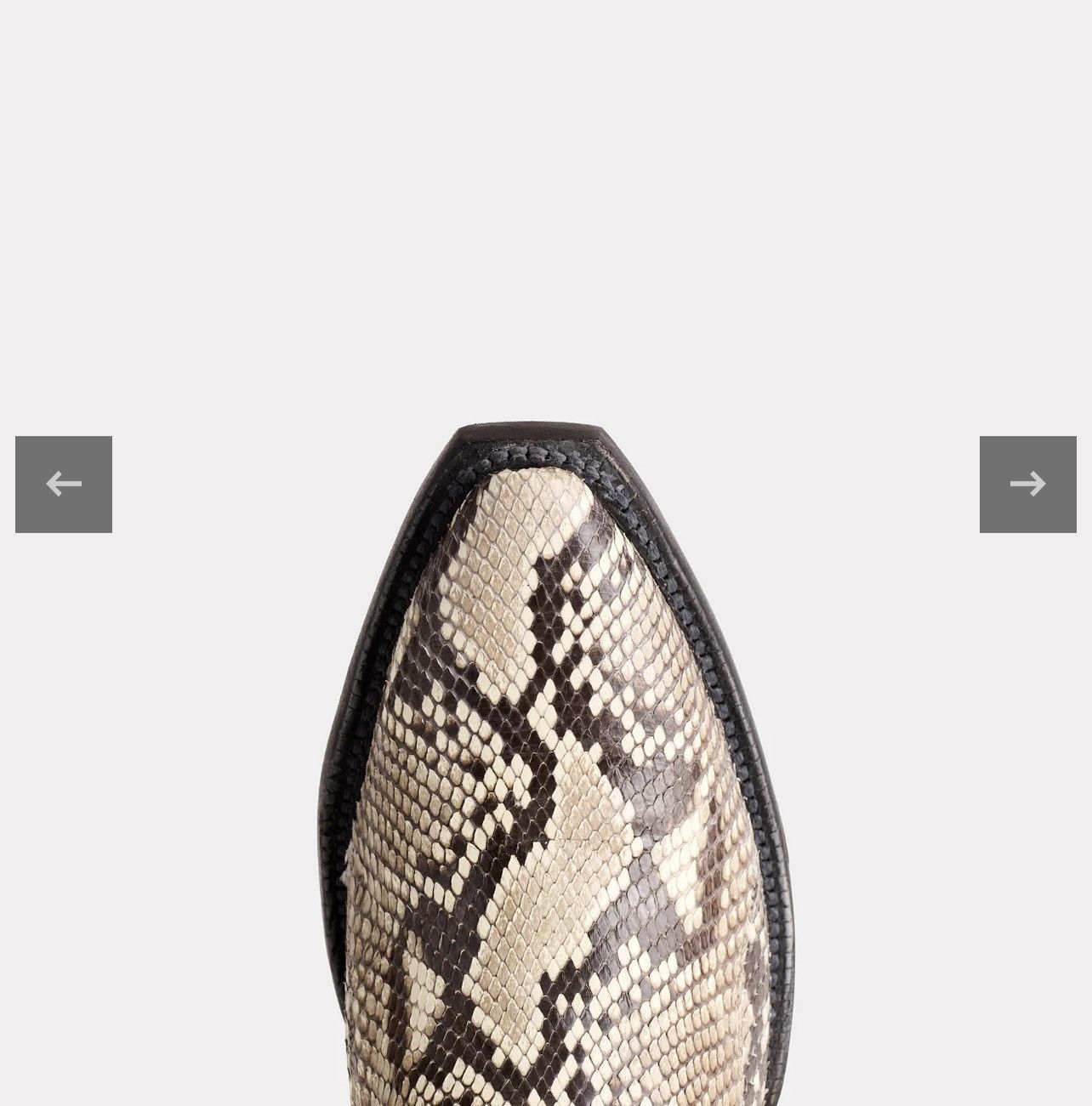 Lucchese New Lucchese Dale Exotic Python Boots Size 8.5 Black/White Size US 8.5 / IT 38.5 - 10 Thumbnail