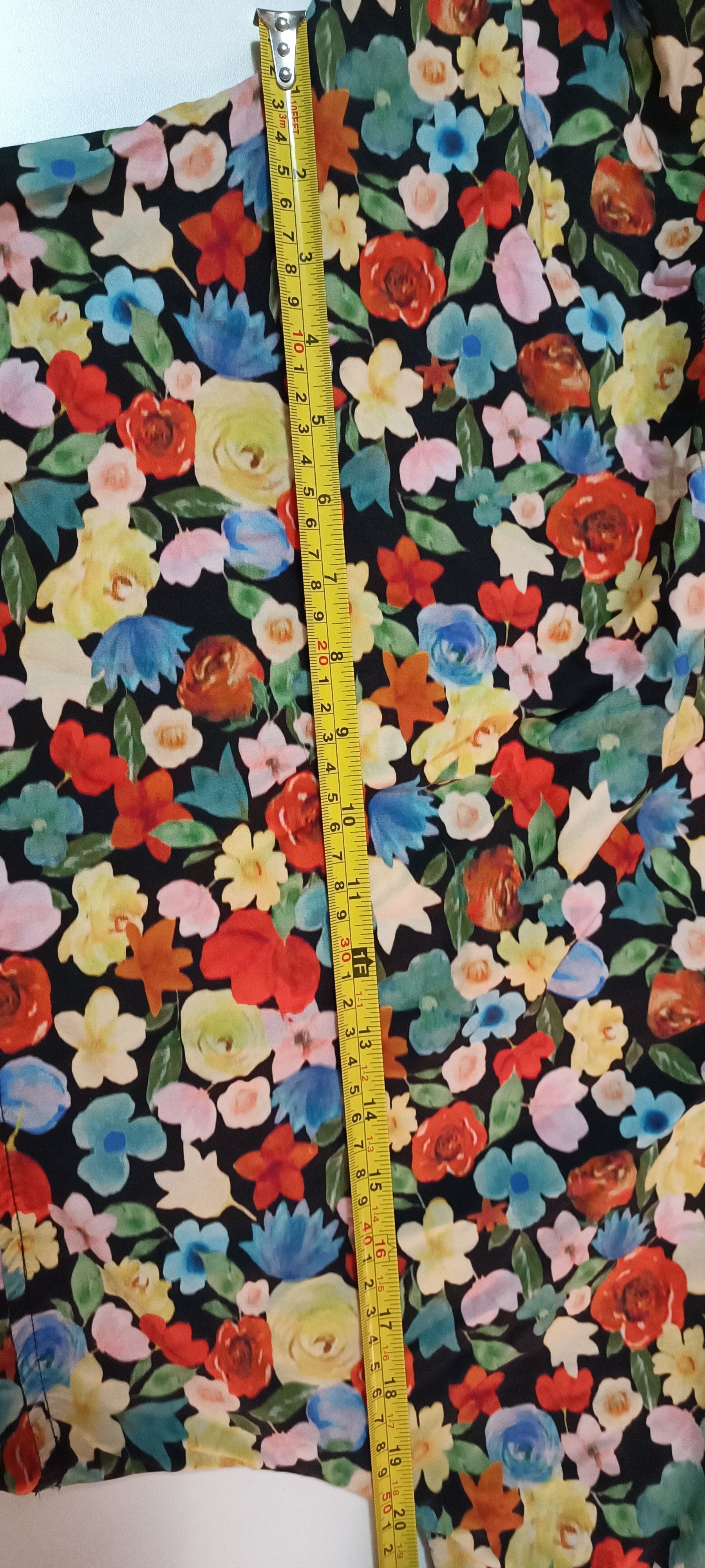 Ganni Tie-Neck Multicolor Floral - Print Cotton -Poplin Maxi Dress Size S / US 4 / IT 40 - 15 Thumbnail