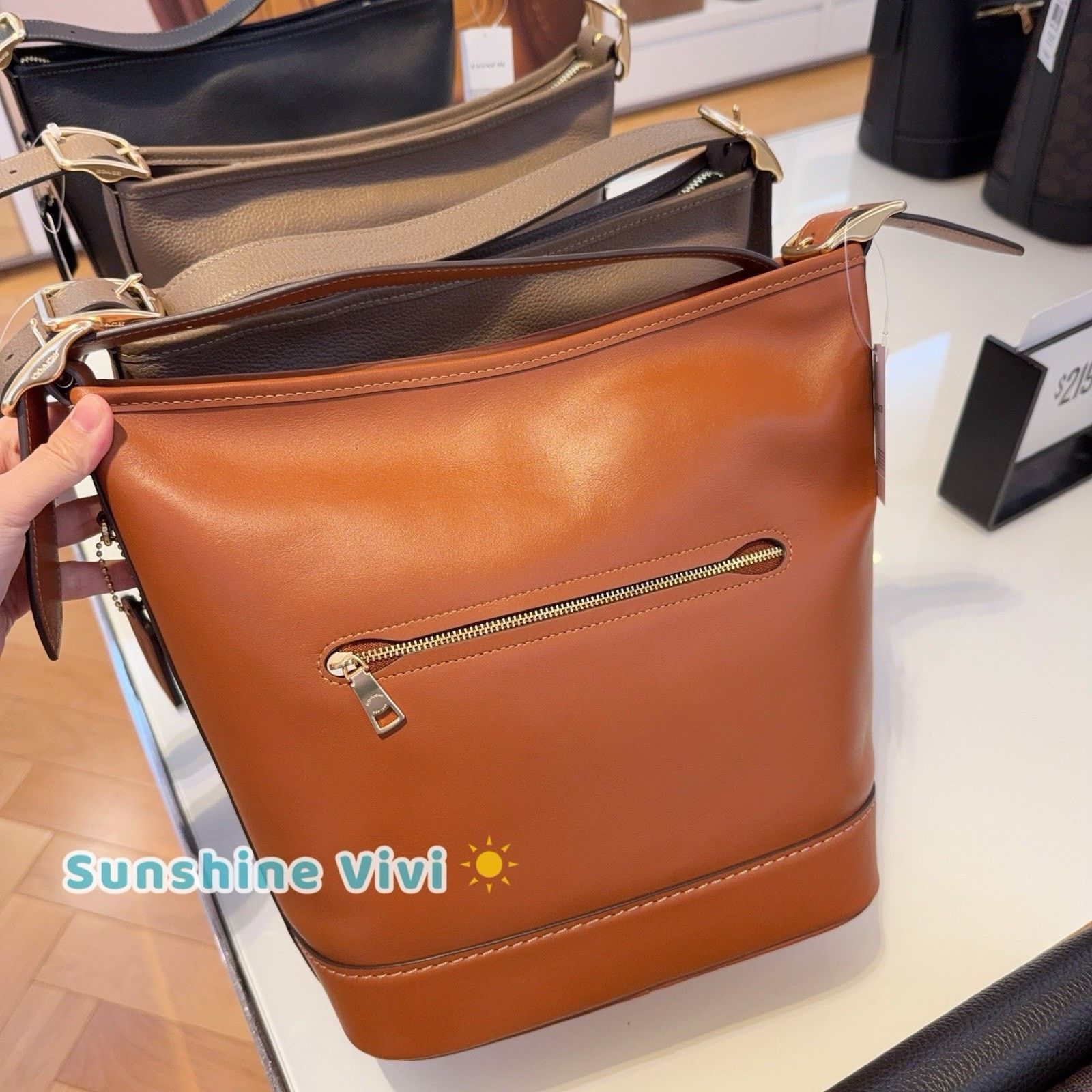 Coach NWT Coach Jude Bag Refined Pebble Leather CBH19 Tan Size ONE SIZE - 2 Thumbnail