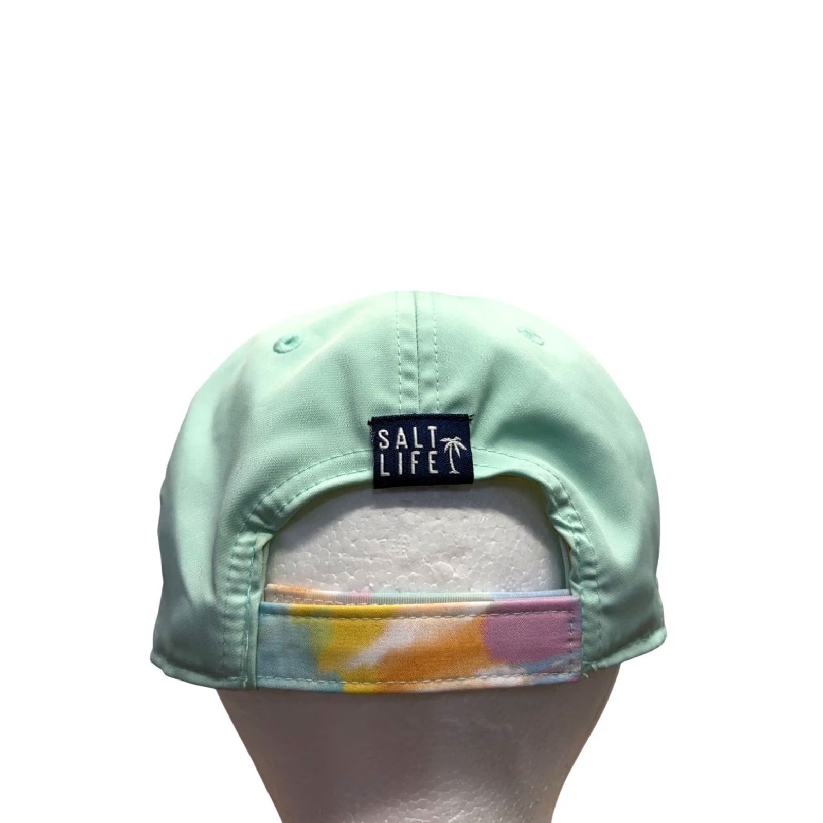 Vintage Salt Life Cap One Size Green Mint Baseball With White Embroidery Adjustable Strap 360B Size ONE SIZE - 2 Thumbnail