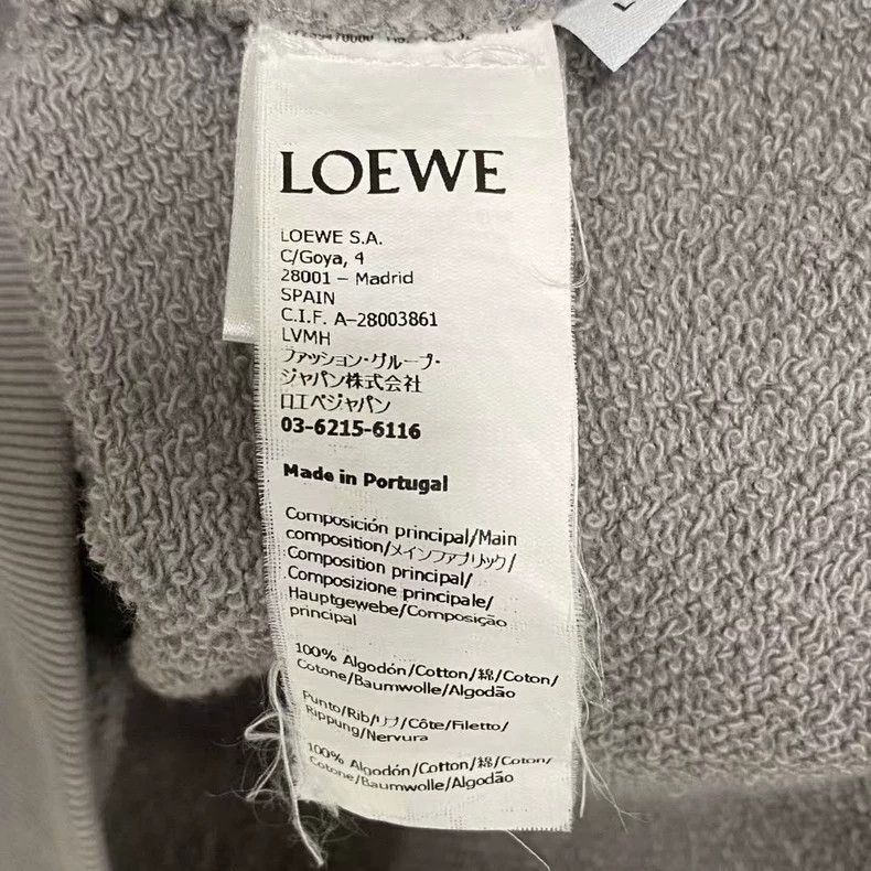 Loewe LOEWE Embroidered logo hoodie Size L / US 10 / IT 46 - 5 Thumbnail