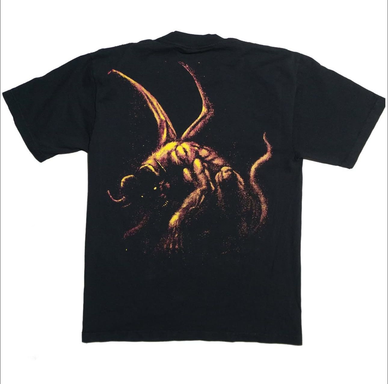 Vintage FIND SLEEP BESERK GREEN FLAMES SHIRT Size US XL / EU 56 / 4 - 2 Thumbnail