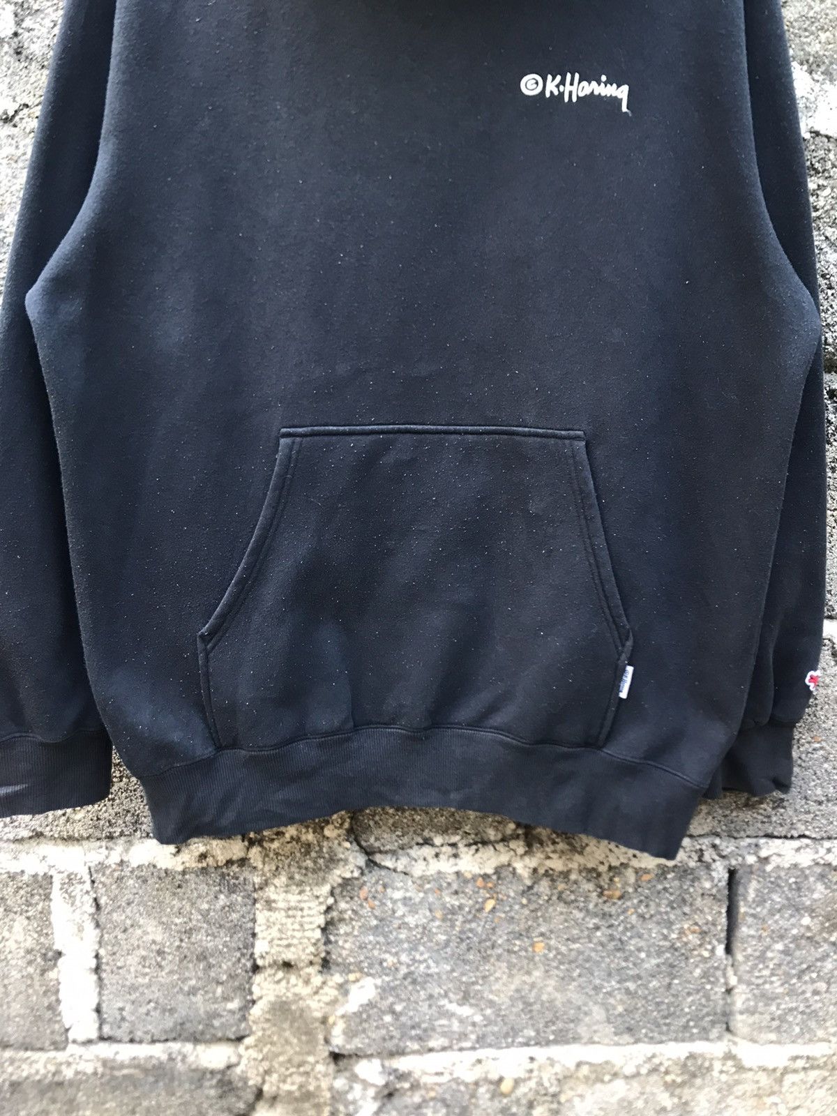 Keith Haring ⚡️Vintage Art Keith Haring Hooded Sweatshirt Size US L / EU 52-54 / 3 - 5 Thumbnail