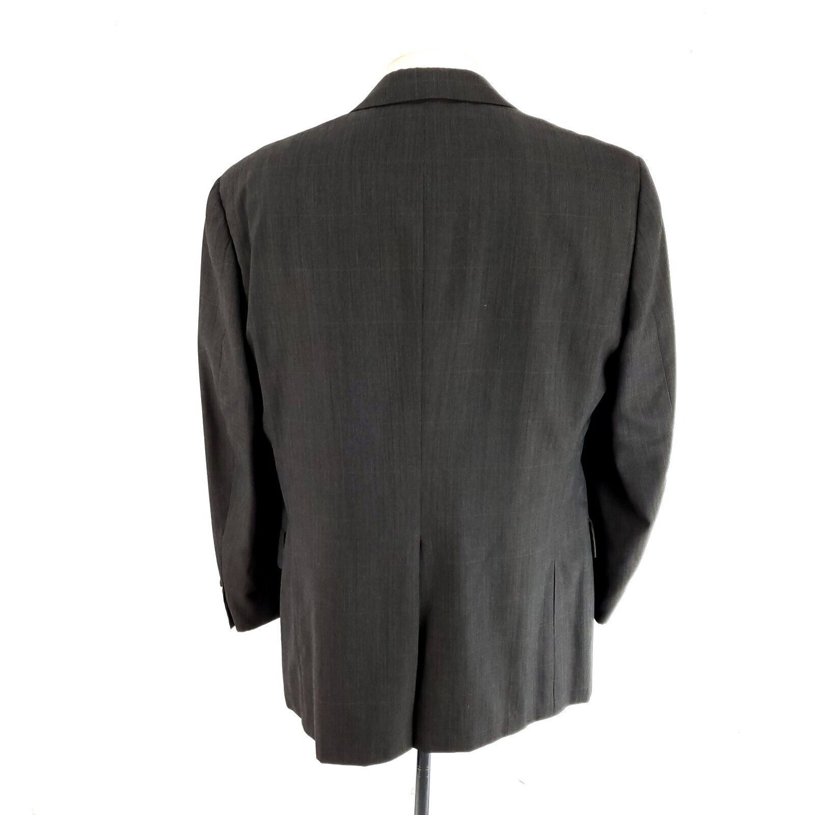 Hart Schaffner Marx Hart Schaffner Marx Wool 2 Button Blazer 40R Gray W/ Multi C Size 40R - 5 Thumbnail