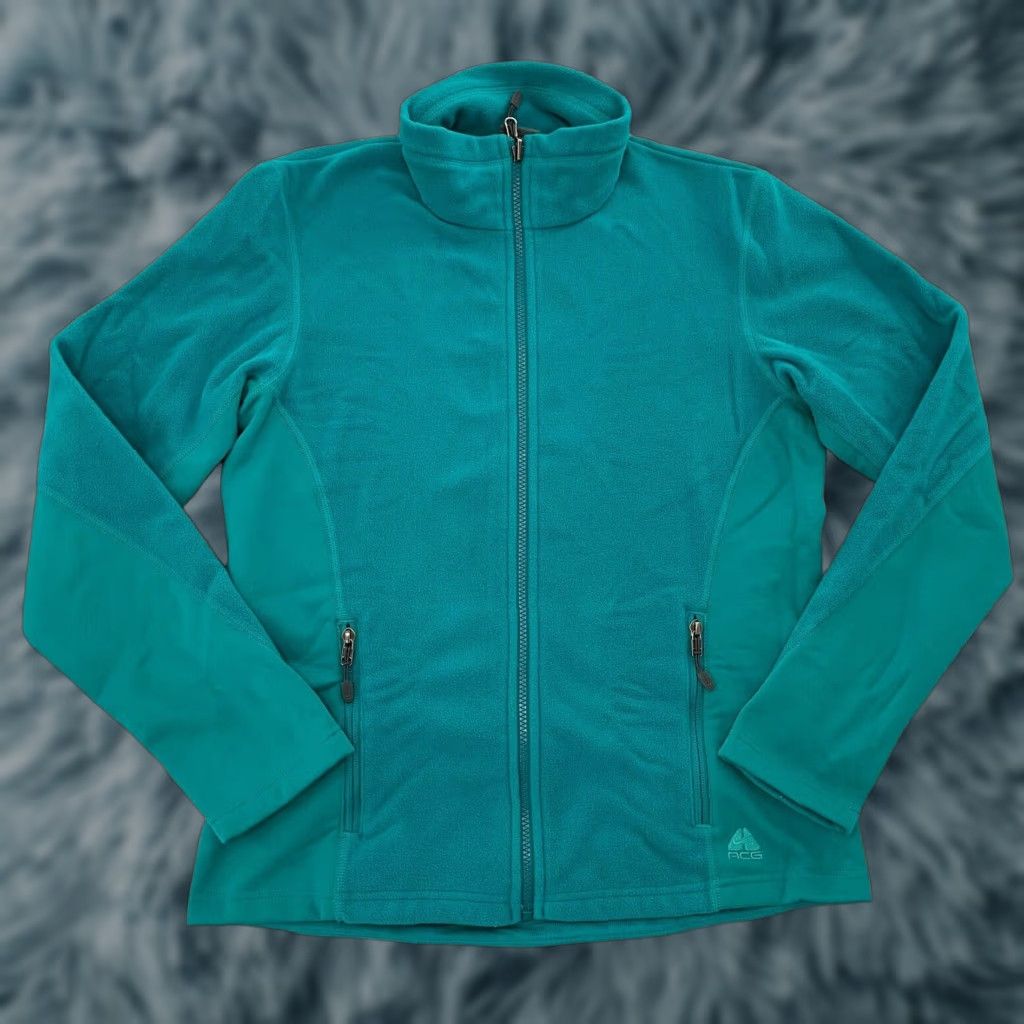 Nike ACG Nike ACG Jacket Womens Small Blue Full Zip Fleece Therma-Fit Pockets Logo Casual Activewear Mens? Womens Size S / US 4 / IT 40 - 1 Thumbnail