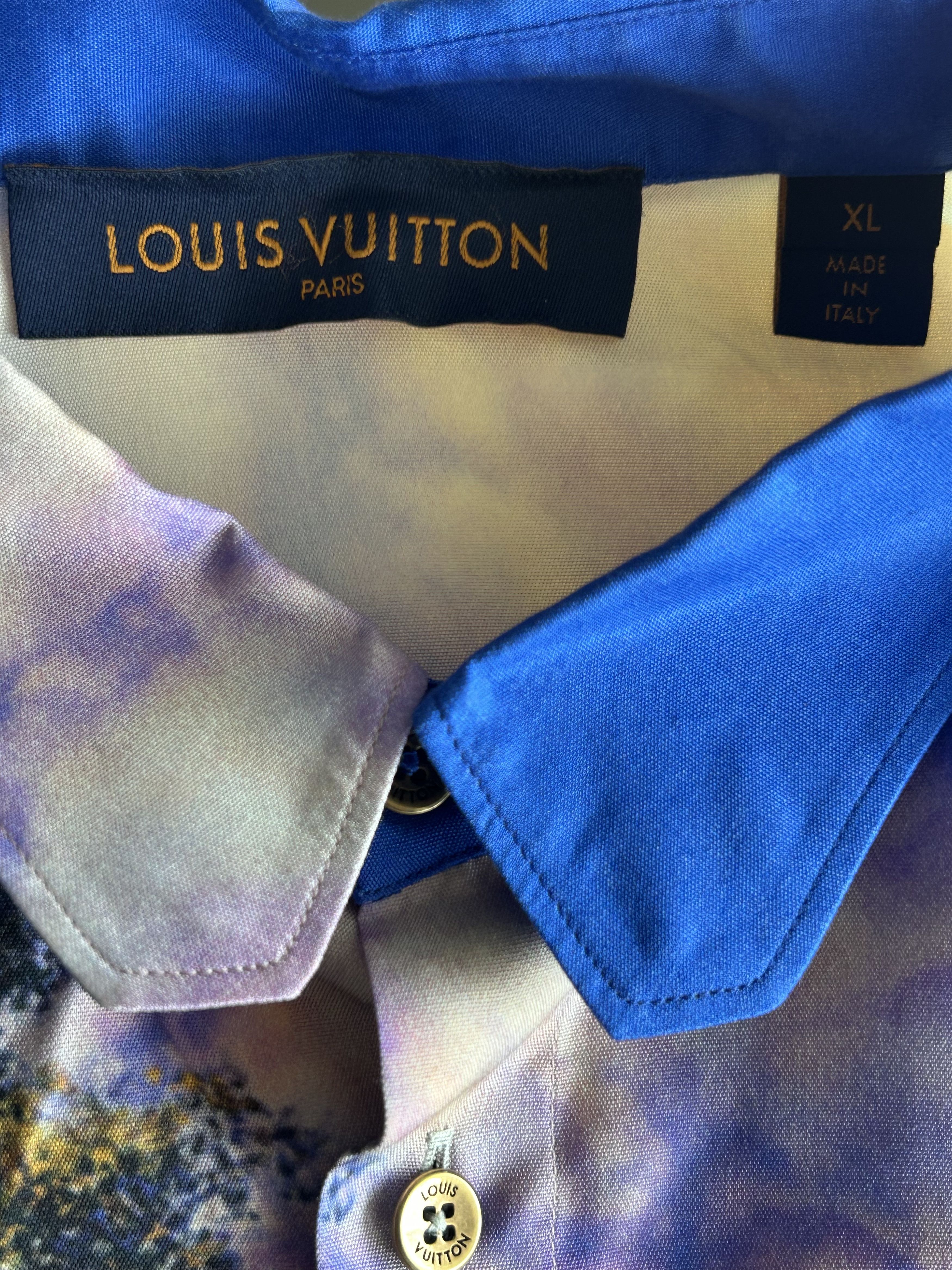 Louis Vuitton Louis Vuitton OZ Multicolor Brick Road Silk Button Up Shirt Size US XXL / EU 58 / 5 - 3 Thumbnail