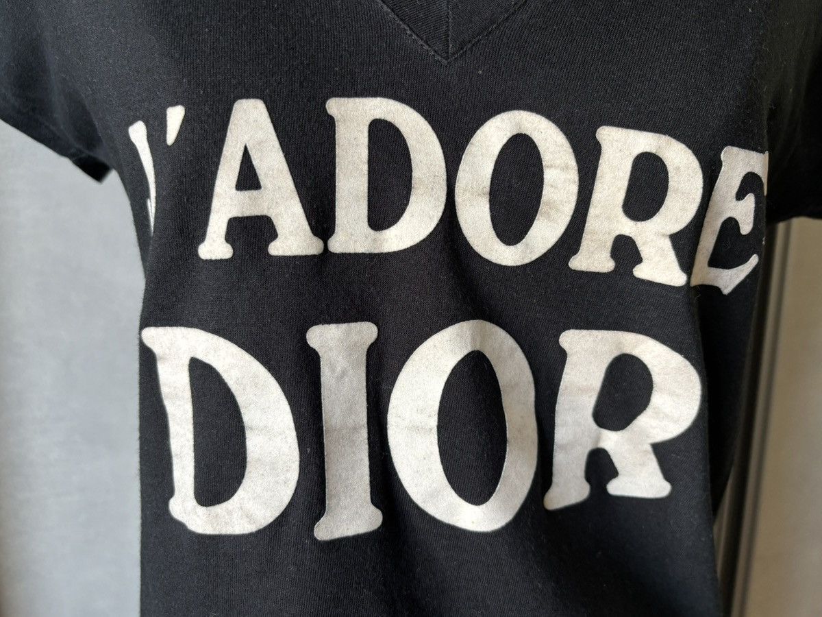 Dior Christian Dior Black “J’Adore Dior” T-Shirt, circa 2000s Size S / US 4 / IT 40 - 2 Thumbnail