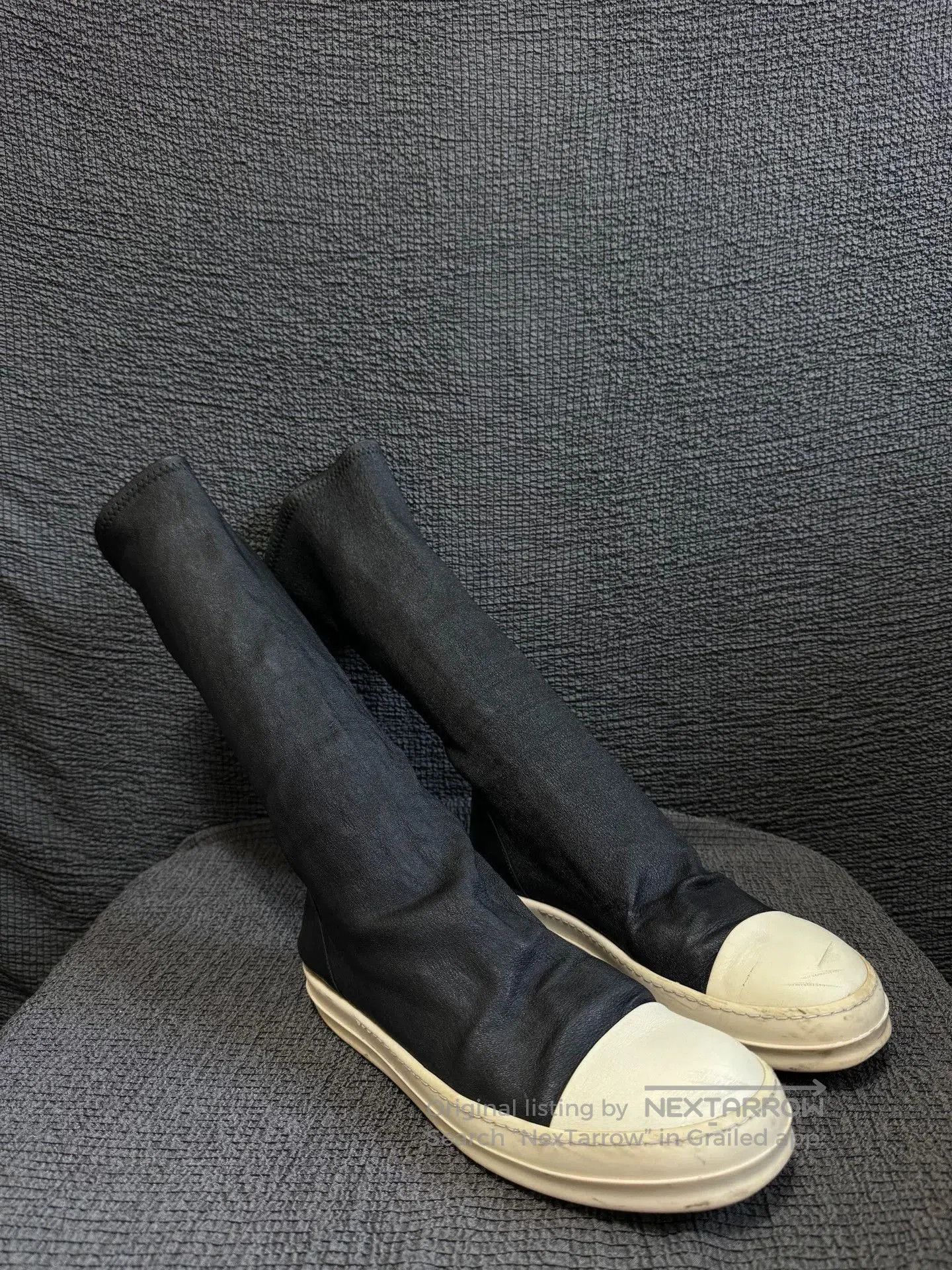 Rick Owens Rick Owens 16FW Black Leather Boots. Size US 7.5 / EU 40-41 - 2 Thumbnail