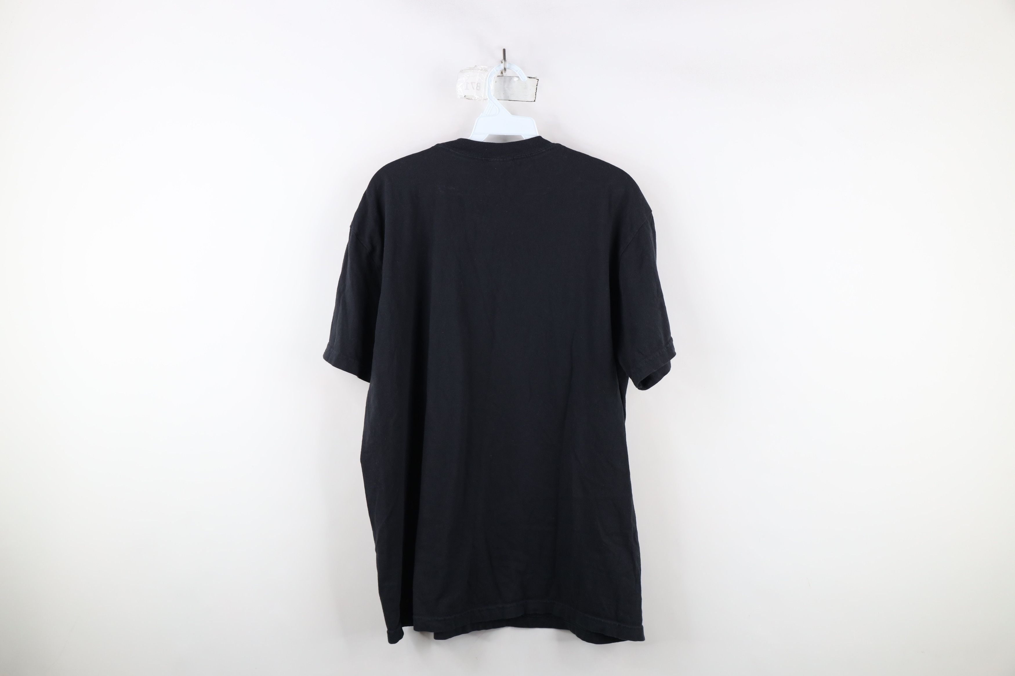 Vintage Vintage 90s Streetwear Heavyweight Garment Dye T-Shirt Black Size US L / EU 52-54 / 3 - 10 Thumbnail