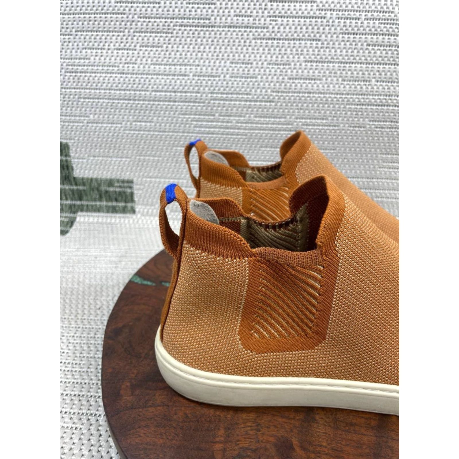 Rothy's Rothy’s Chelsea Boots Womens Size 10 US Knit Ankle Pull On Round Toe Flat Heel Brown Size US 8 / IT 38 - 3 Thumbnail