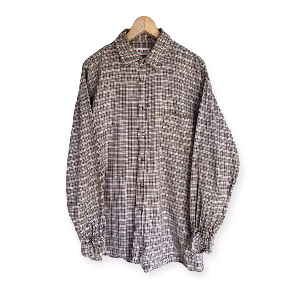 McGregor Vintage McGregor Plaid Tartan Flannel Shirt Size US XL / EU 56 / 4 - 1 Thumbnail