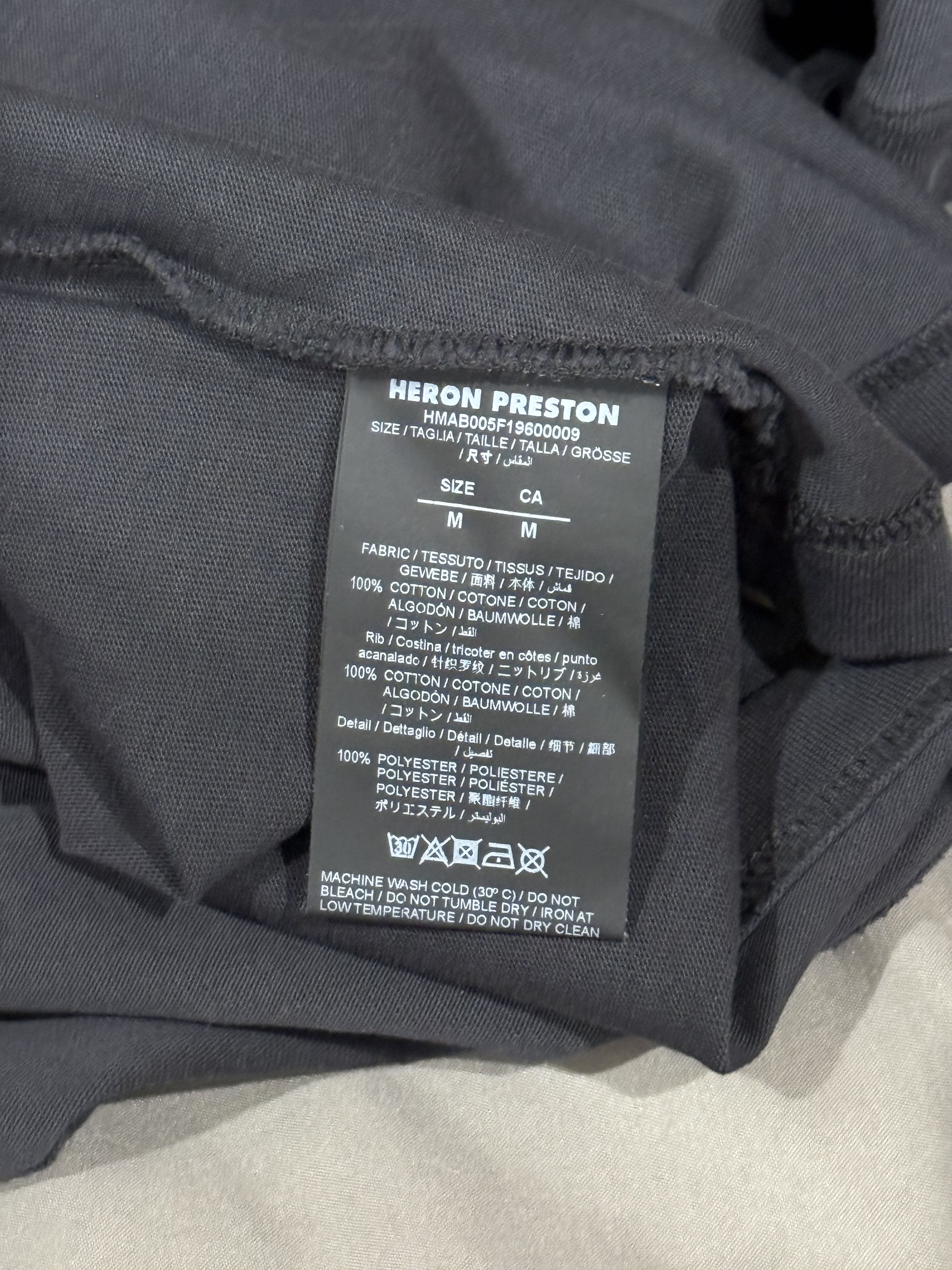 Heron Preston Heron Preston Patch Logo Long Sleeve Shirt Size Medium Size US M / EU 48-50 / 2 - 8 Thumbnail