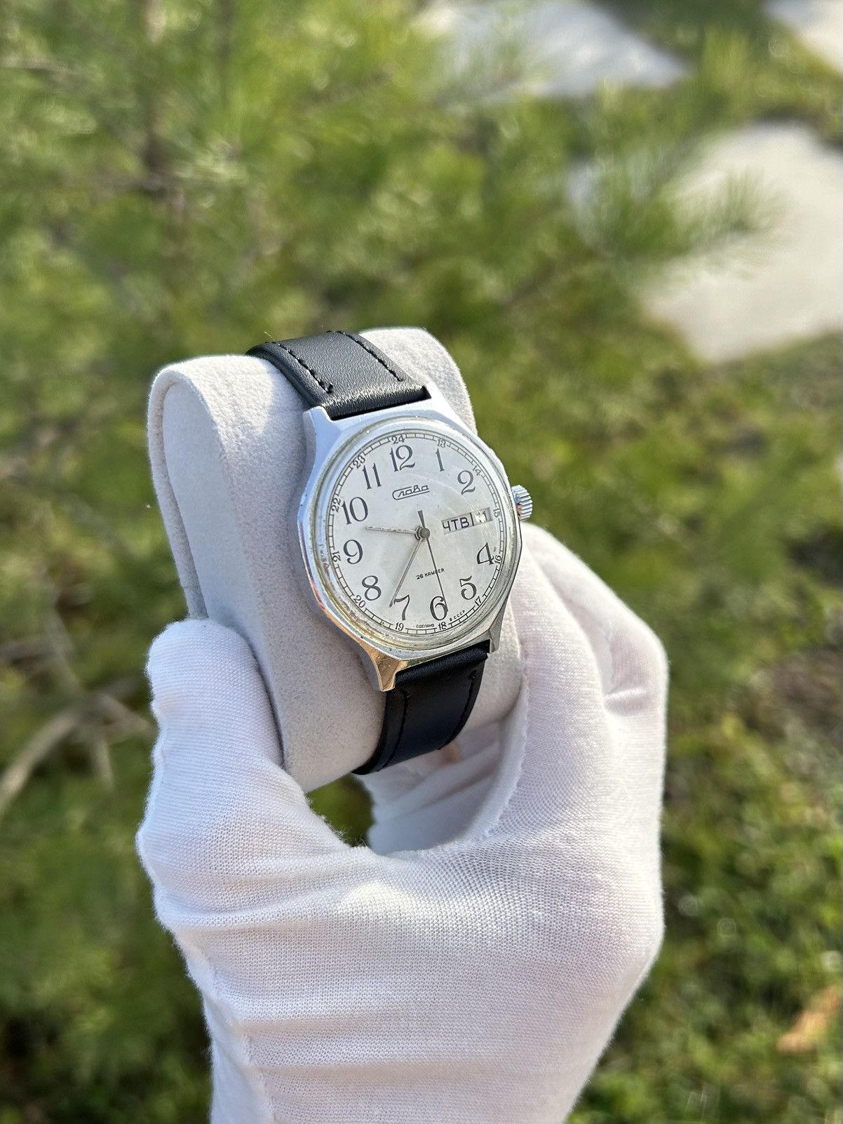 Vintage Vintage Watch Slava Mechanical Made in USSR Authentic 1980s Size ONE SIZE - 14 Thumbnail